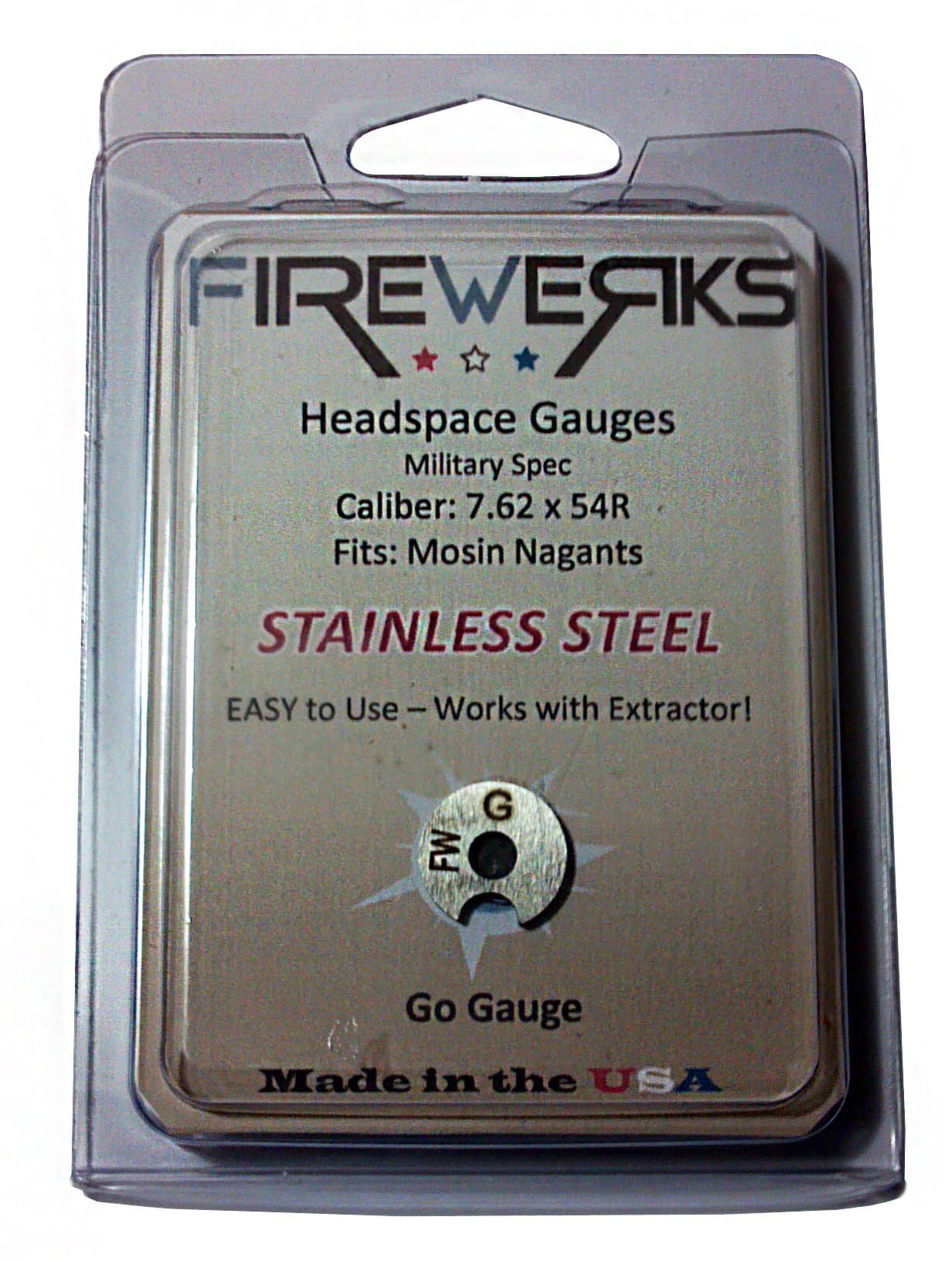 Exnemav VHOB ATITOFE Mosin Nagant Headspace Gauge - 7.62x54r Go Gauge - by Firewerks