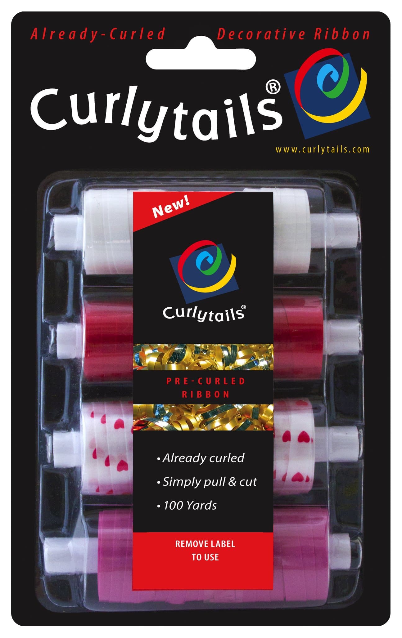 Curlytails Valentine Ribbon Pack