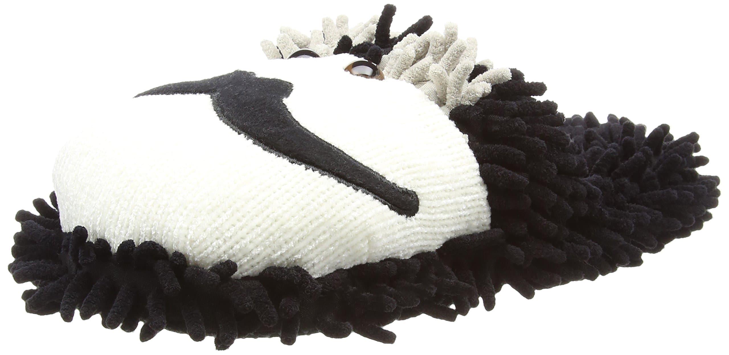 Aroma Home Moustache Fuzzy Friend Slipper