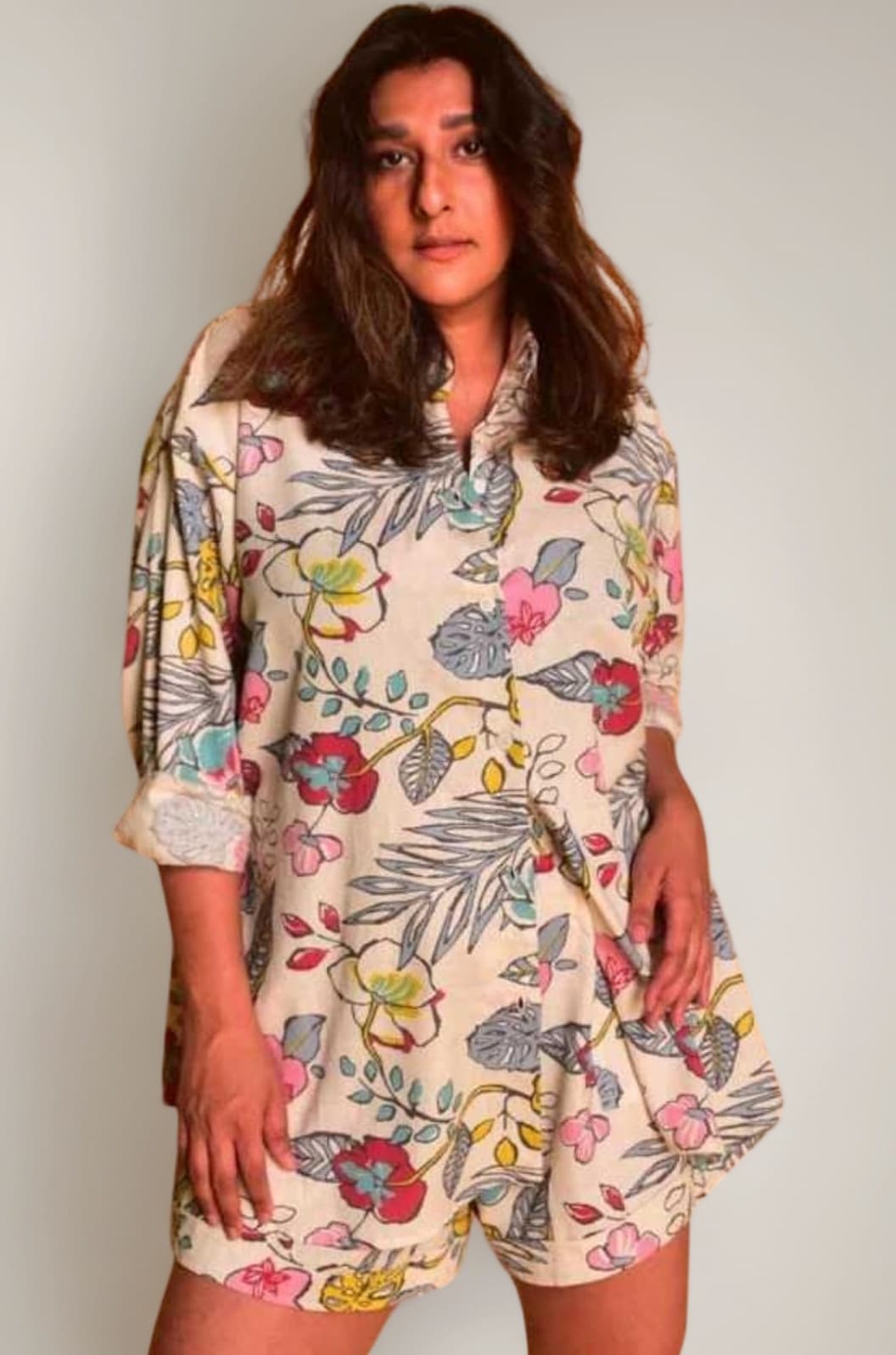 Leriya Fashion Co-ord Set for Women Stylish | Summer Pajama Set For Women & Girl for Beach & Holiday Look | Night Suit For Woman | Summer Vacations Printed Pyjama Set for Goa Beach Outfits