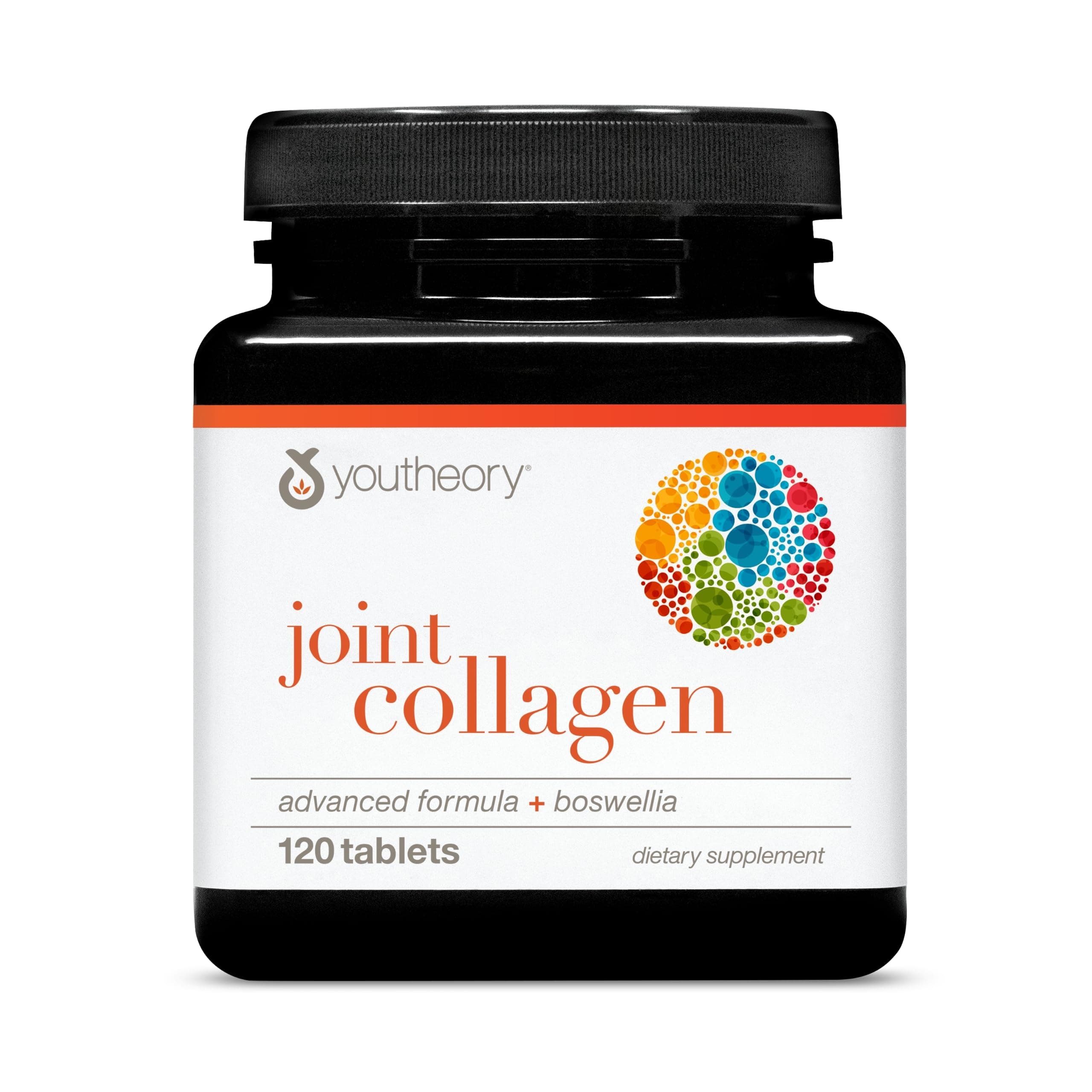 Youtheory Joint Collagen Advanced - Contains Undenatured Type II Collagen & Herbal Ingredients - Contains Bovine Source - Shellfish Free - 120 Tablets (60-Day Supply)