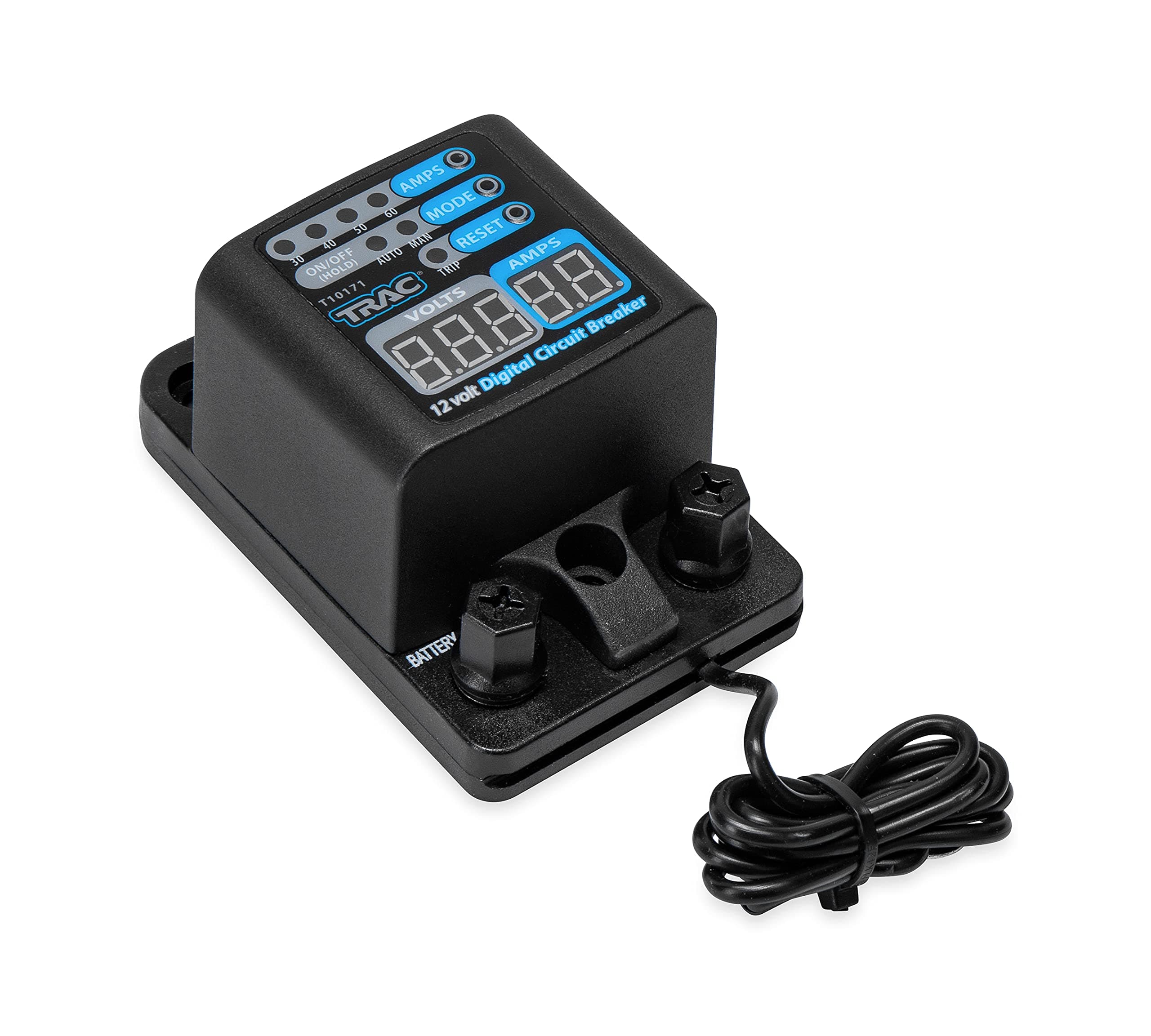 Trac Outdoors Digital Circuit Breaker with Display, 30-60 Amp - Innovative Design Eliminates the Accuracy of Thermal Breakers - Waterproof (69402)