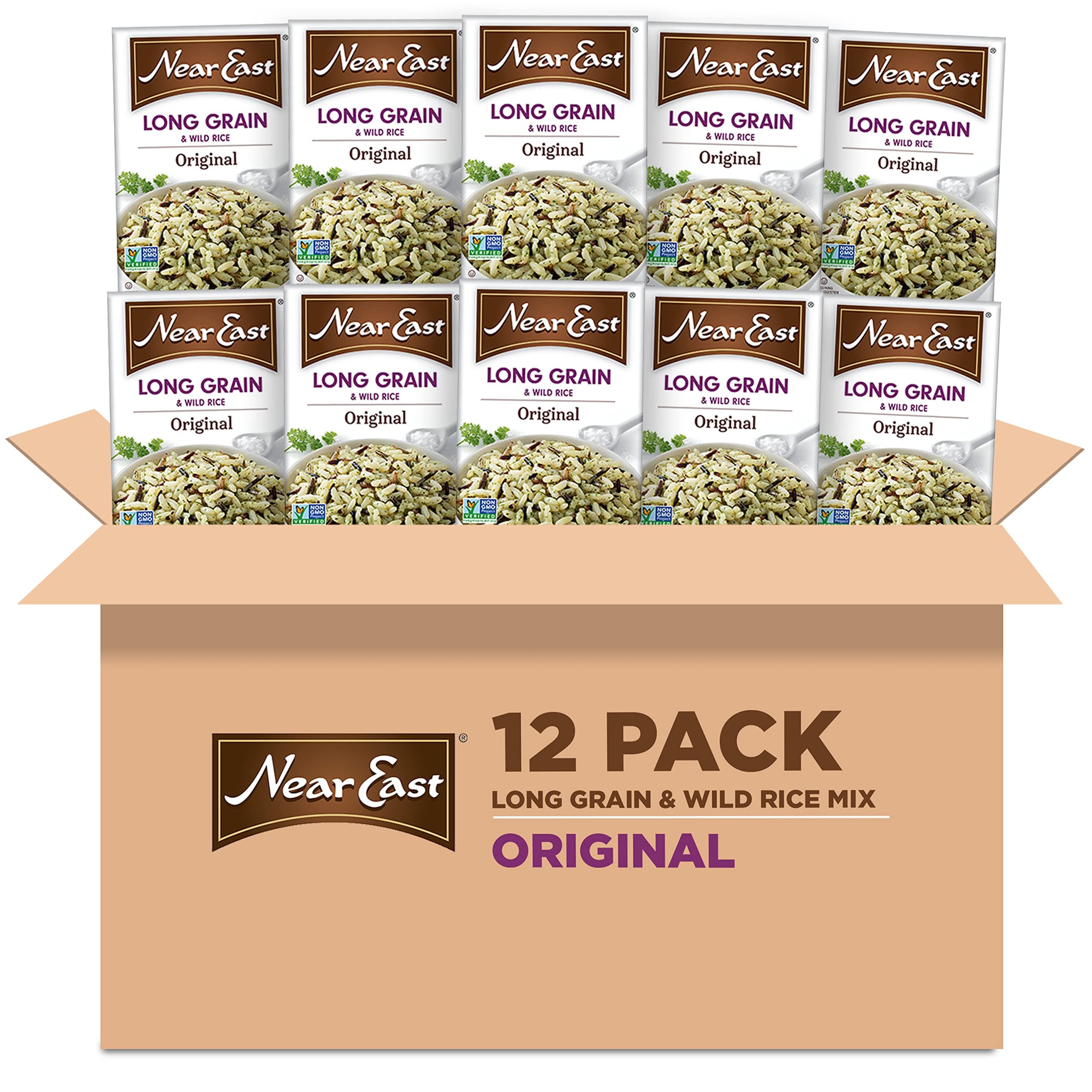 Rice Pilaf Mix, Original & Wild Rice, 6oz Boxes (12 Pack)