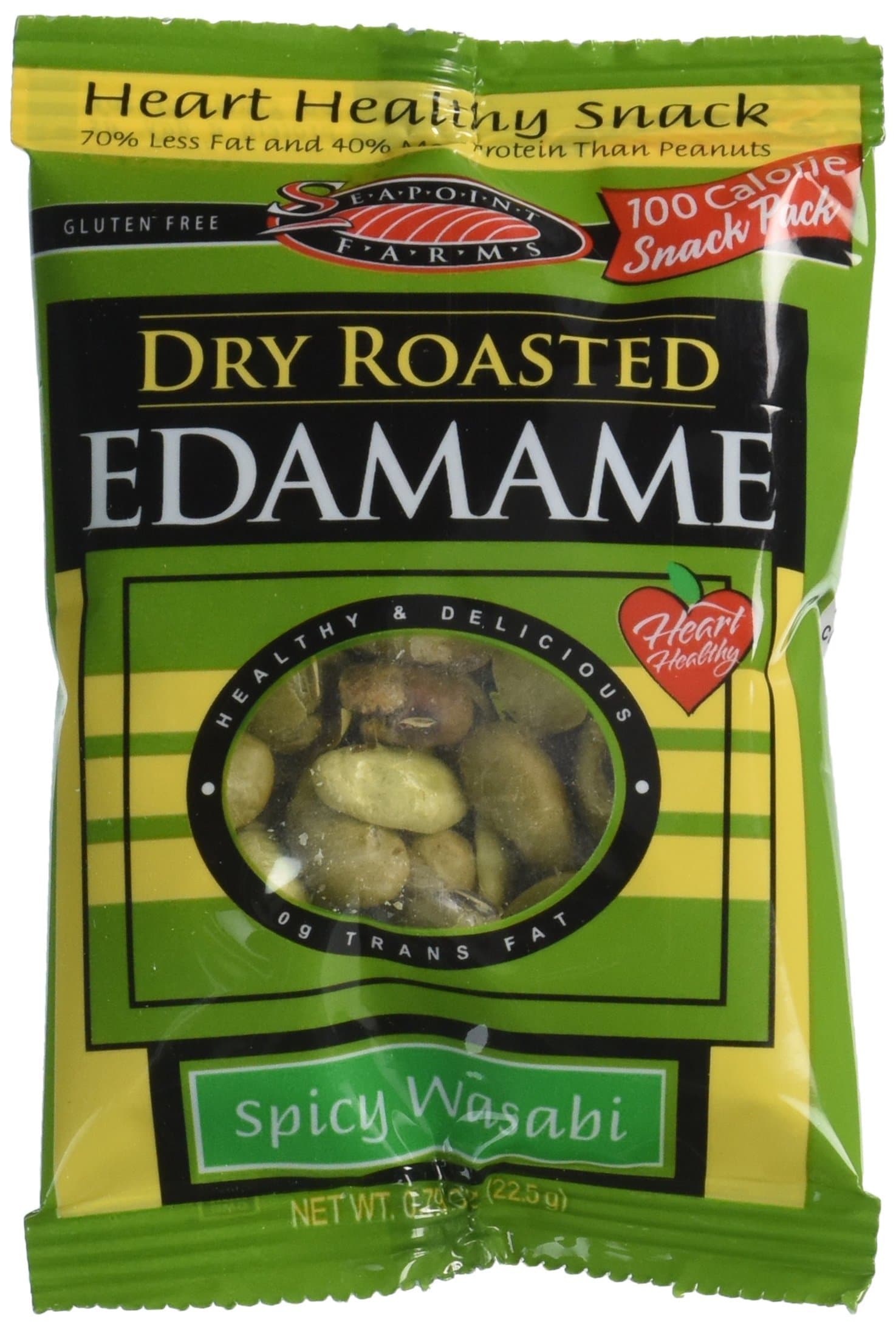 Dry Roasted Edamame Spicy Wasabi 8/0.79 oz Pkts