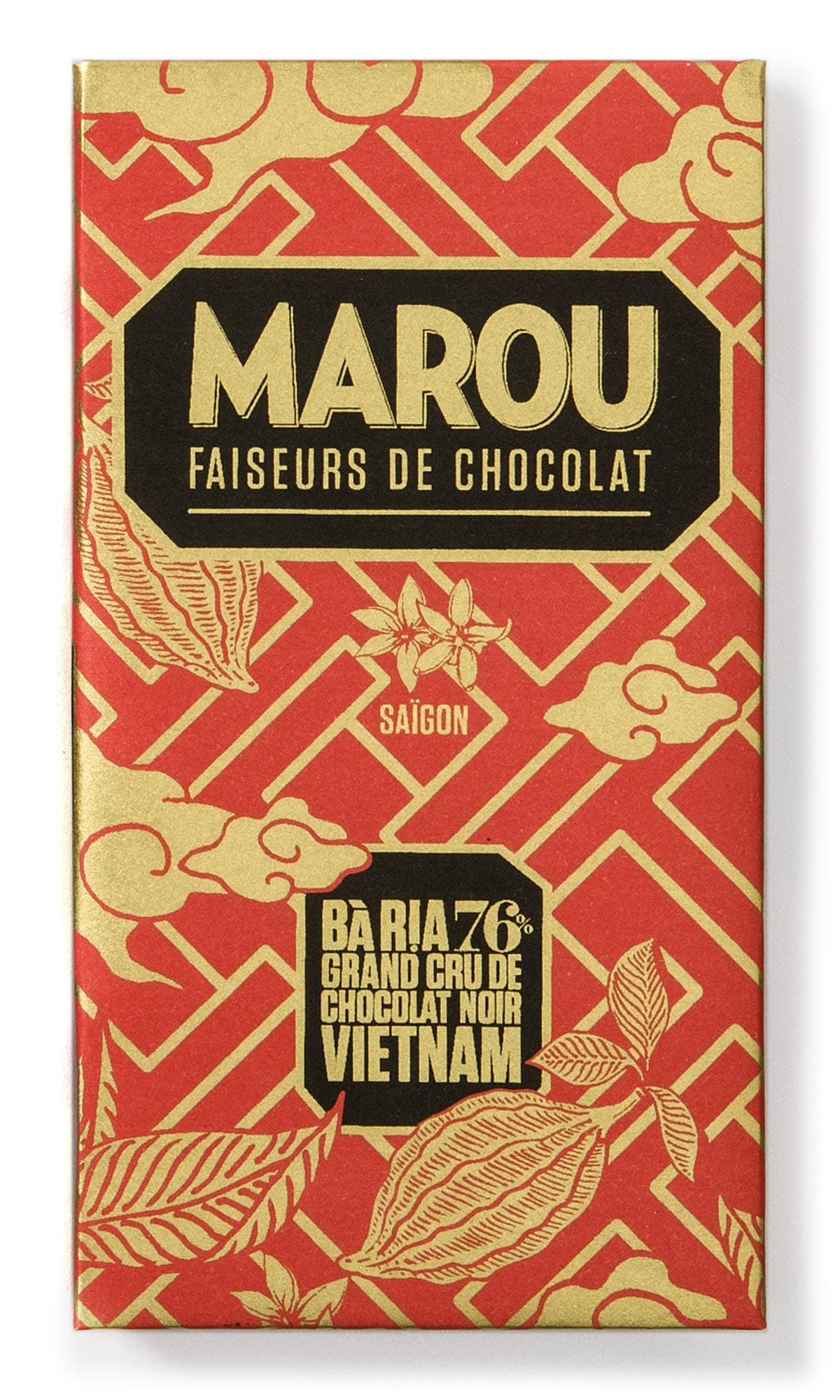 MAROU FAISEURS DE CHOCOLAT Ba Ria Chocolate Bar, 80 GR