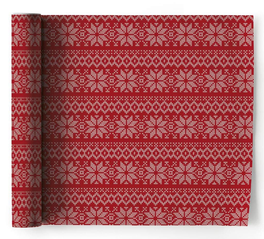 Cotton Printed Dinner Napkin - 12.6 x 12.6 in. - 6 Unitsper Roll - Noel