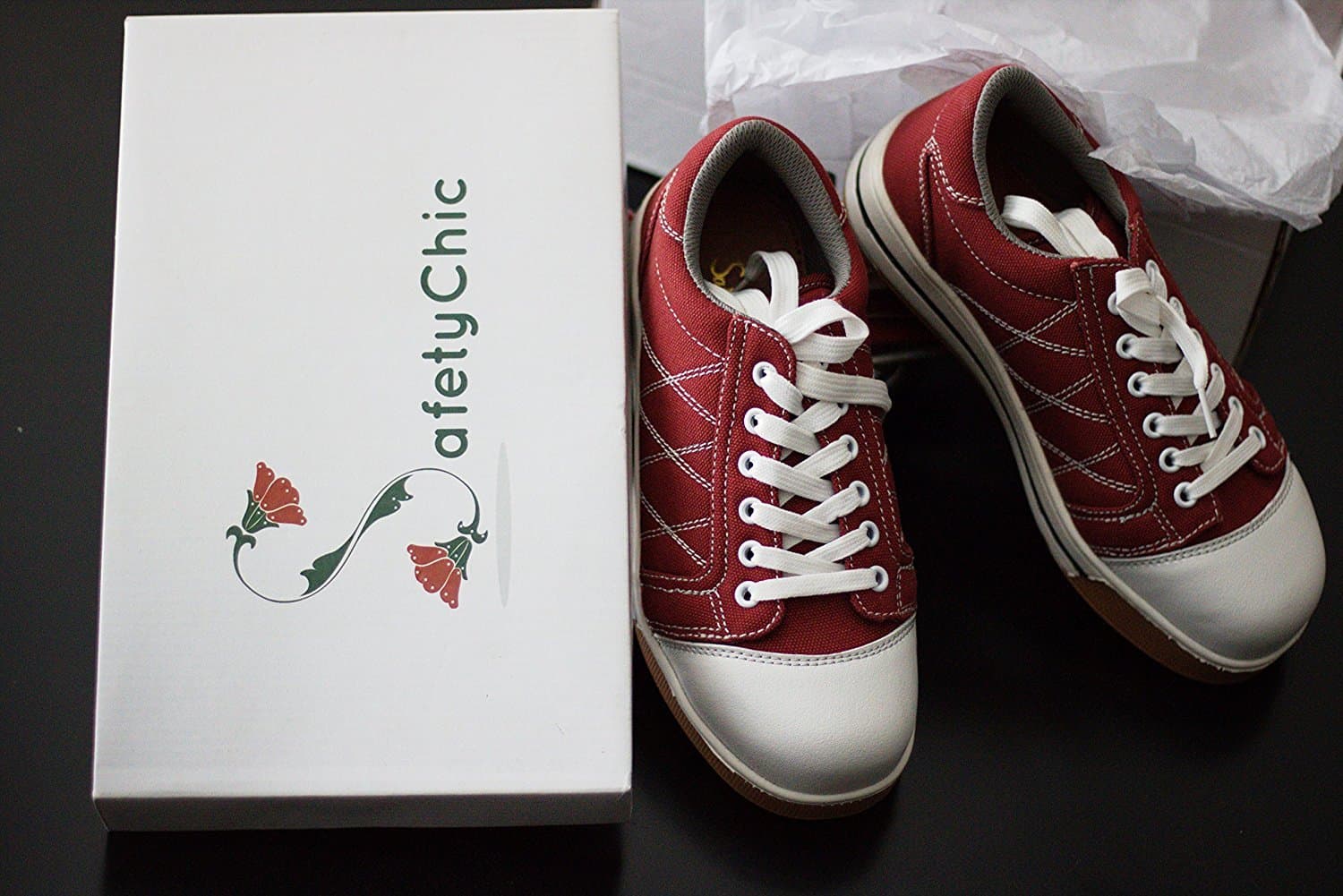 SafetyChic Women's Safety Shoe with Composite toe …