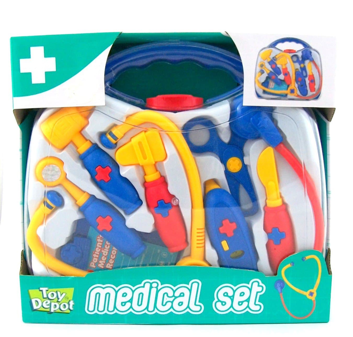 Pretend and Play Doctors Medical Carry Case (toy)