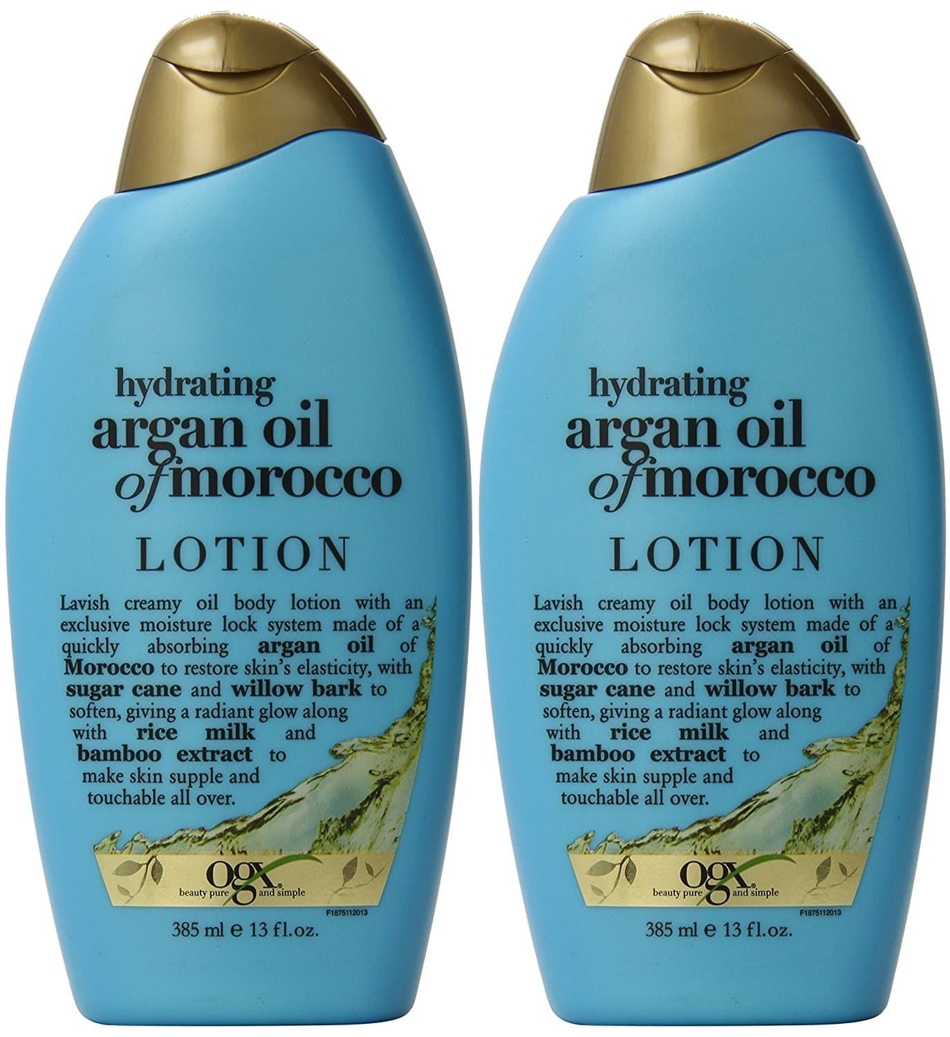 (OGX) Organix Body Lotion Argan Oil Of Morocco 13oz (Hydrating) (2 Pack)
