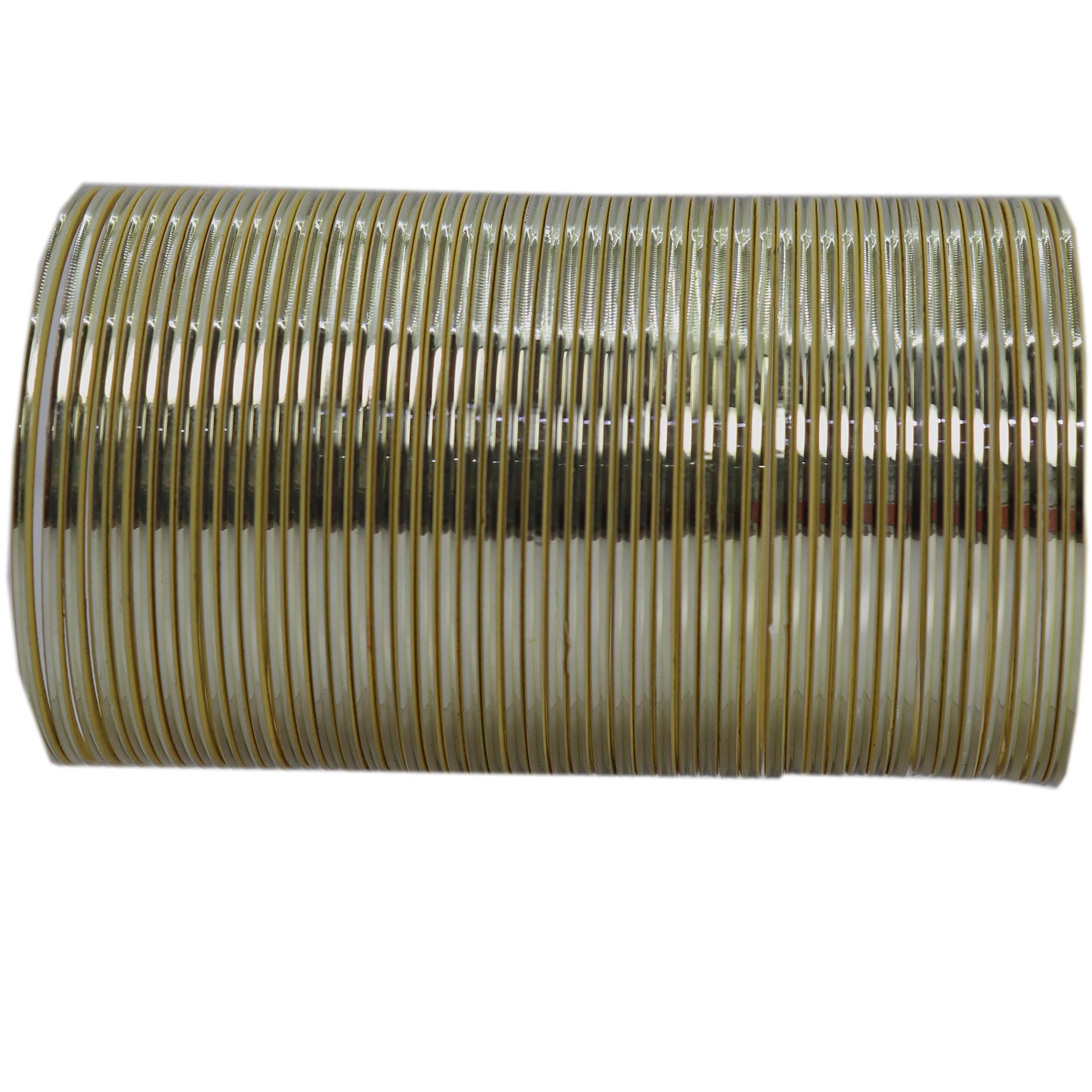 Plain Metal Bangles Set For Women and Girls with Glossy Finished Design