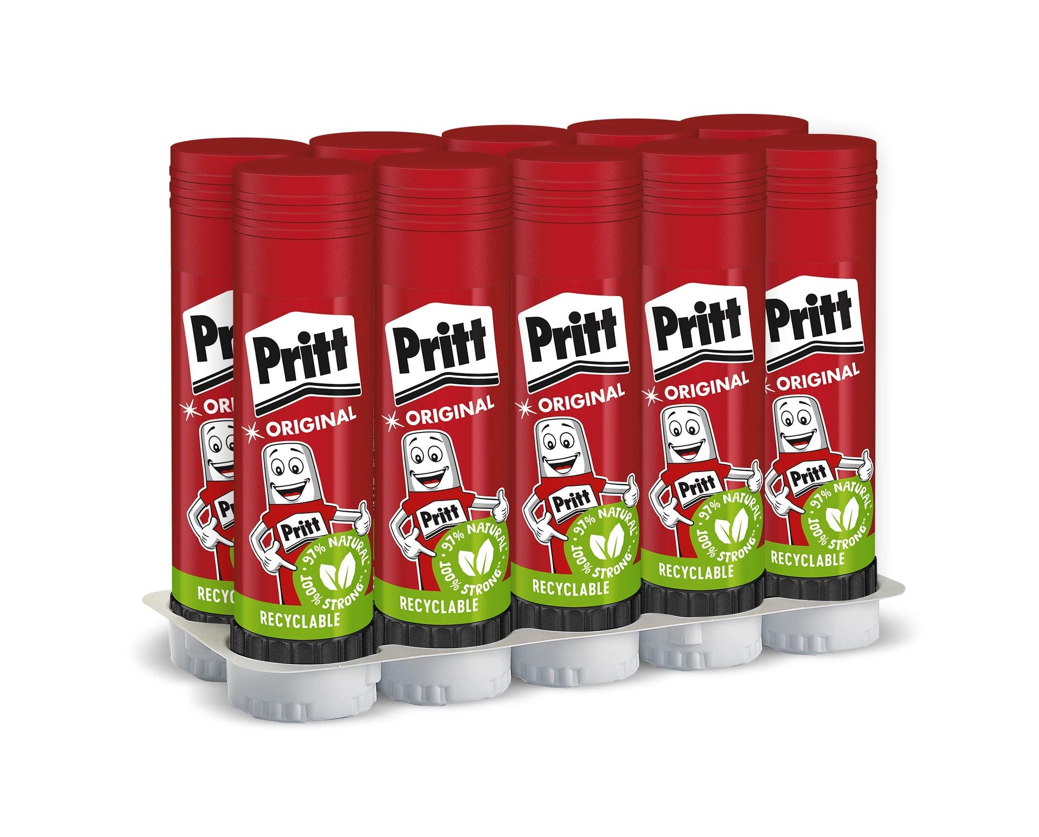 Pritt Glue Stick 10 X 43 g,
