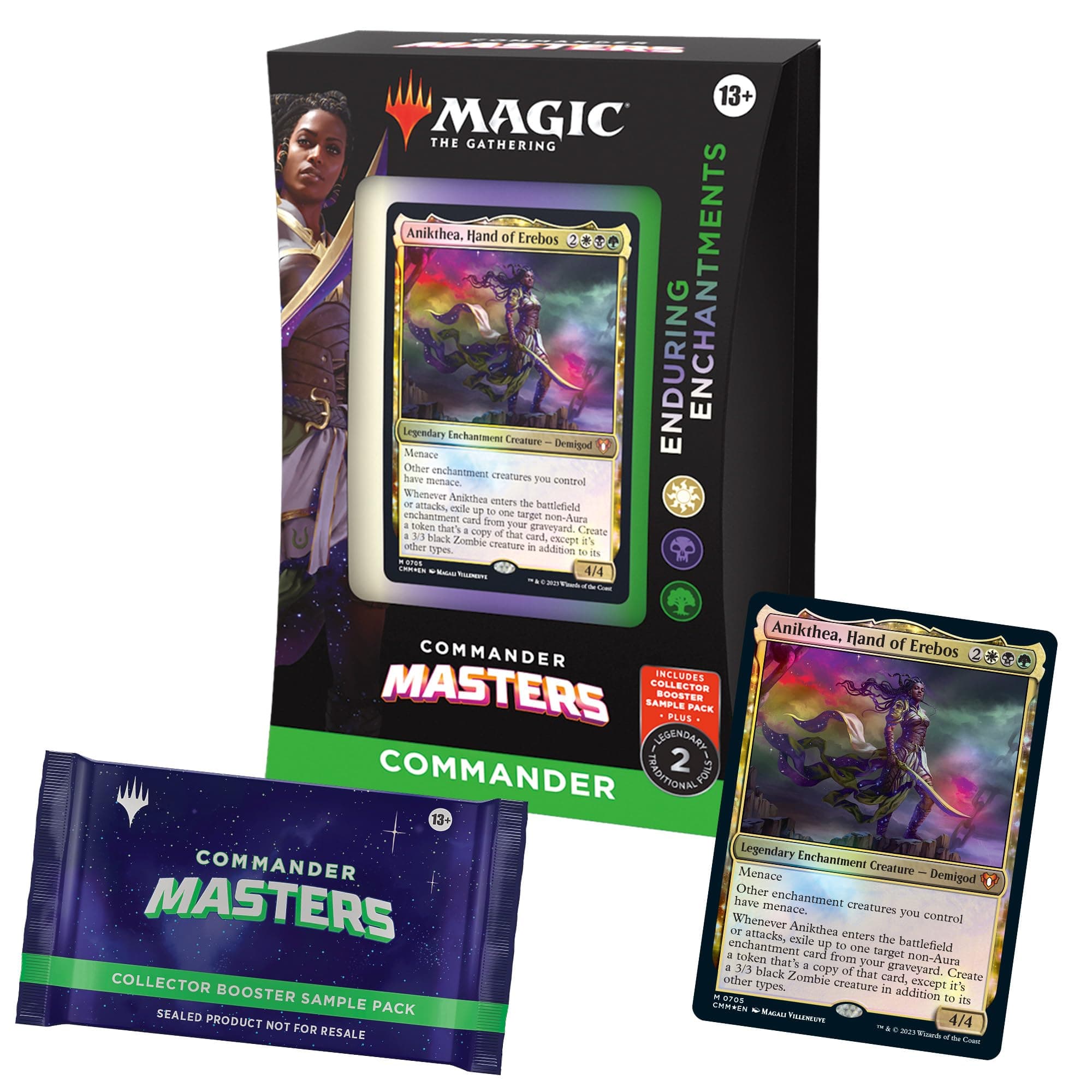 Commander Masters Commander Deck - Enduring Enchantments (2-Card Collector Booster Sample Pack - English Version)