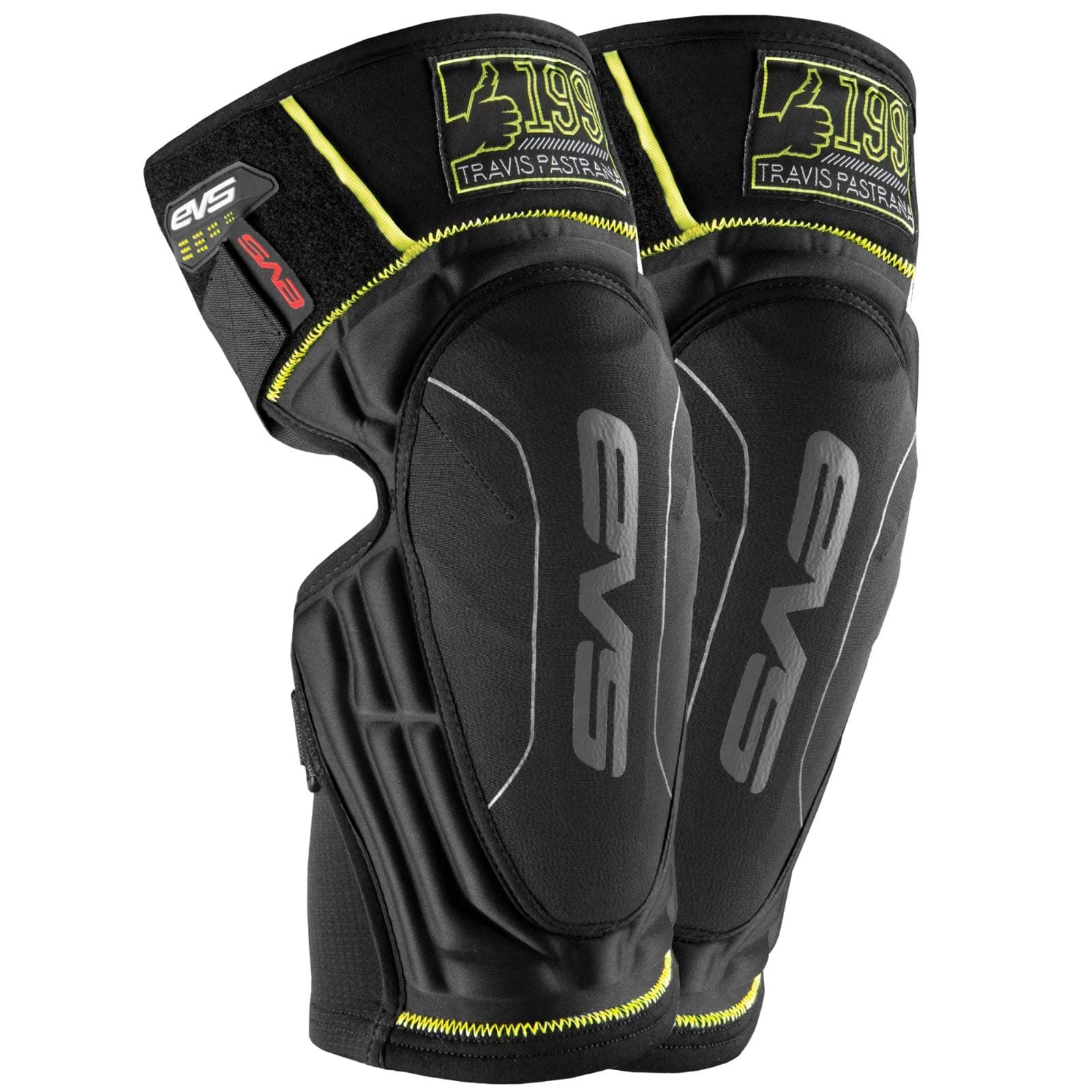 EVS Sports Men's TP199 Lite Knee Pad (Black, Small/Medium), 2 Pack -TP199LK-BK-S/M