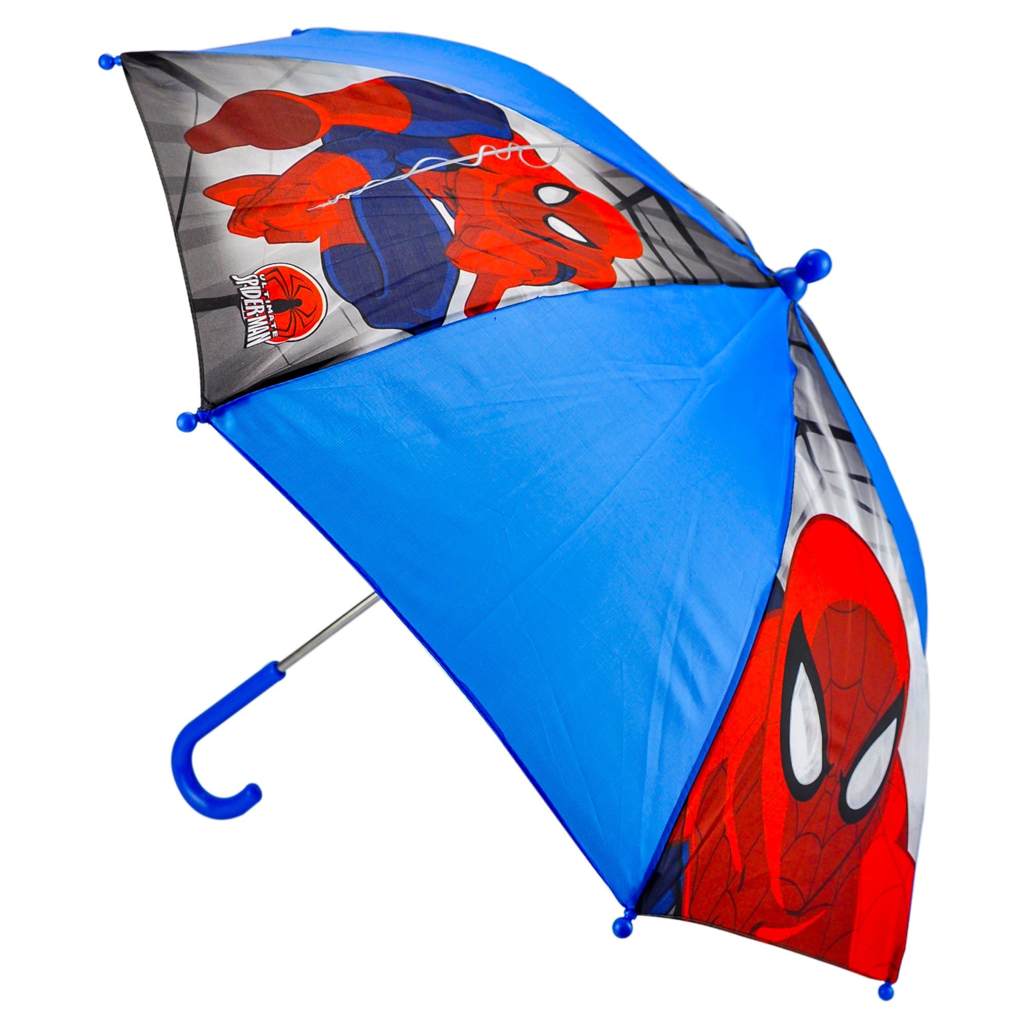 Spiderman Childrens umbrella Red and Blue