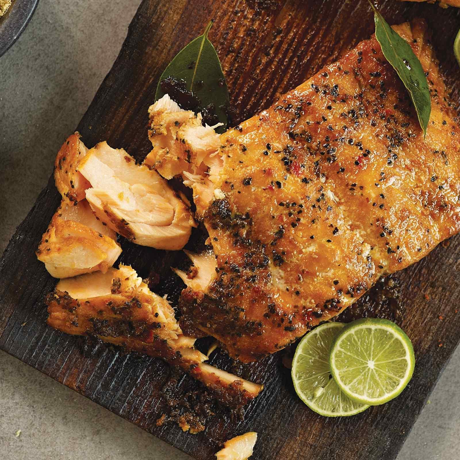 Omaha Steaks 4 (6 oz.) Marinated Salmon Fillets
