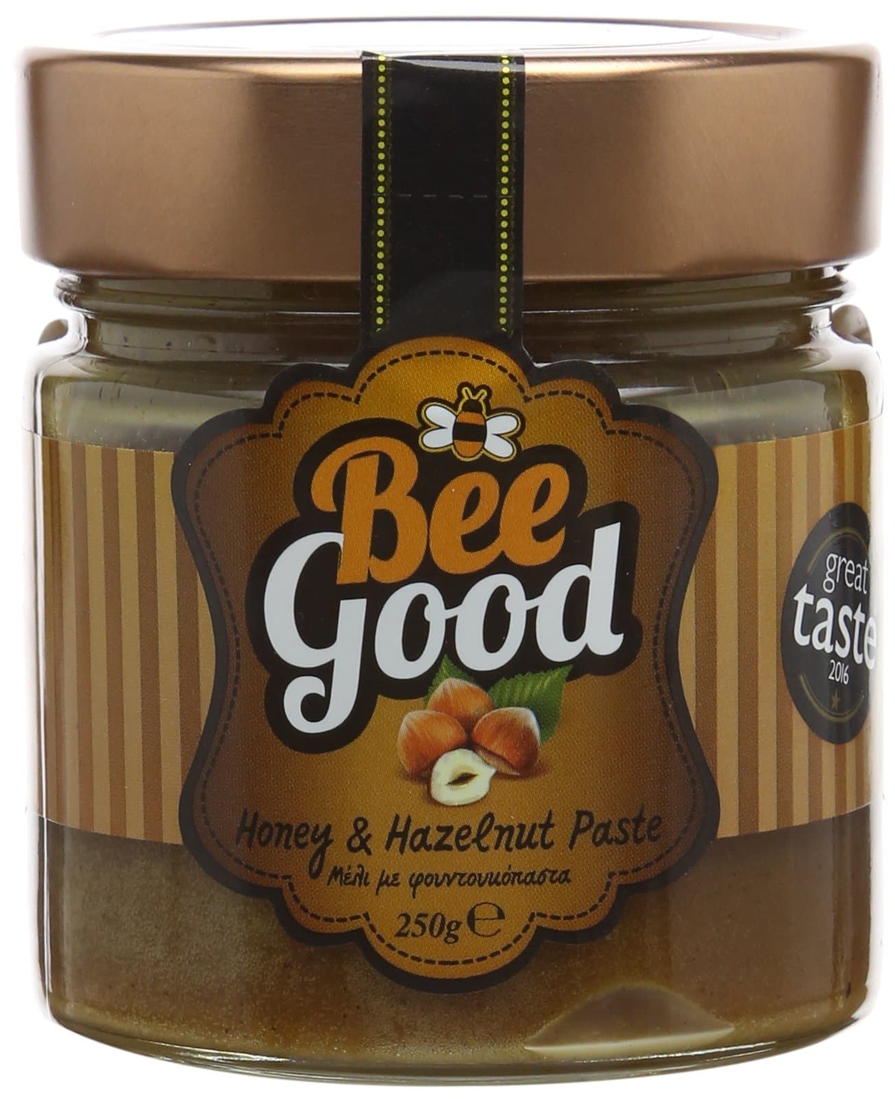 Bee Good Pure Greek Honey & Hazelnut Spread, 250 g