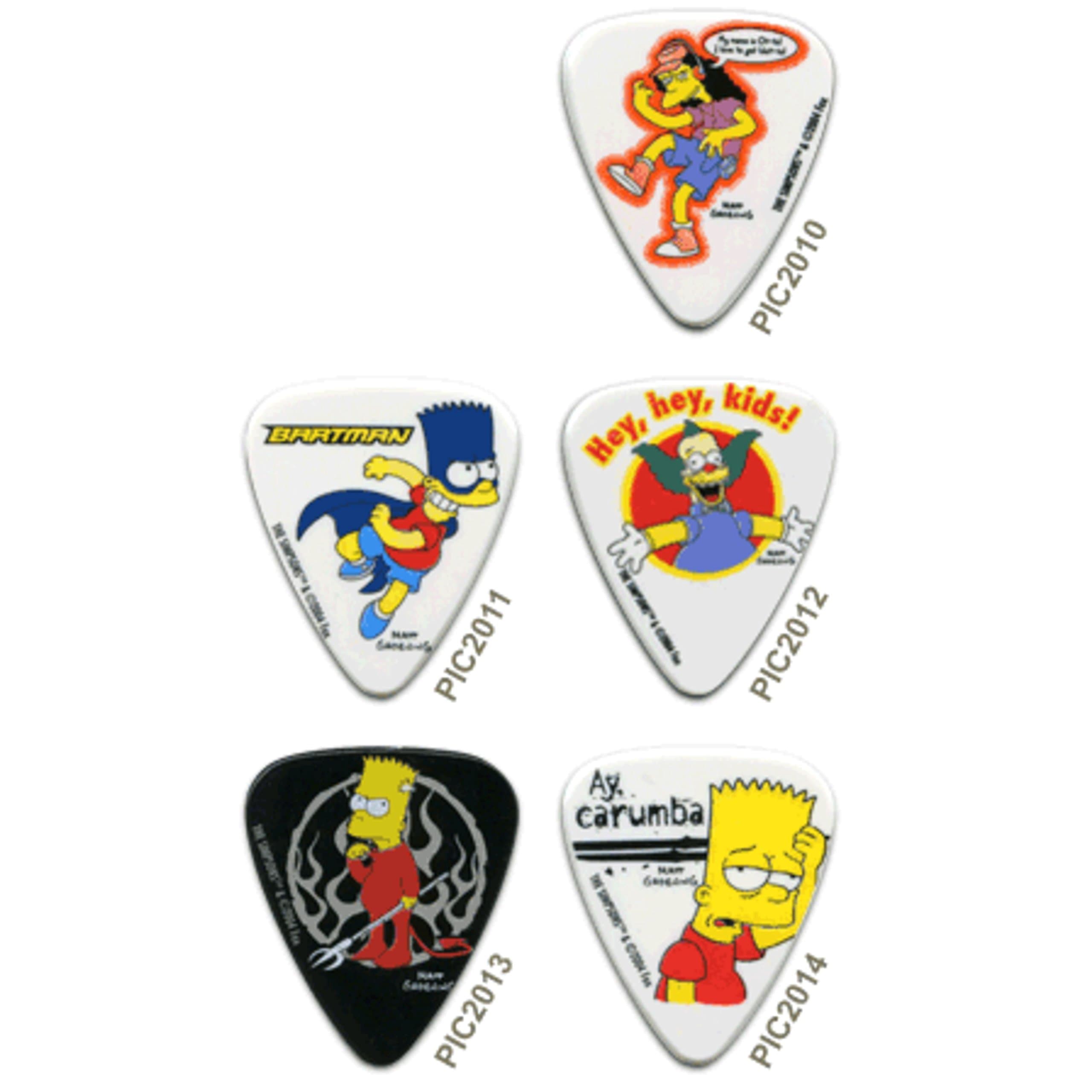 Grover Allman Simpson #2 Guitar Picks - Medium (Pack of 5)