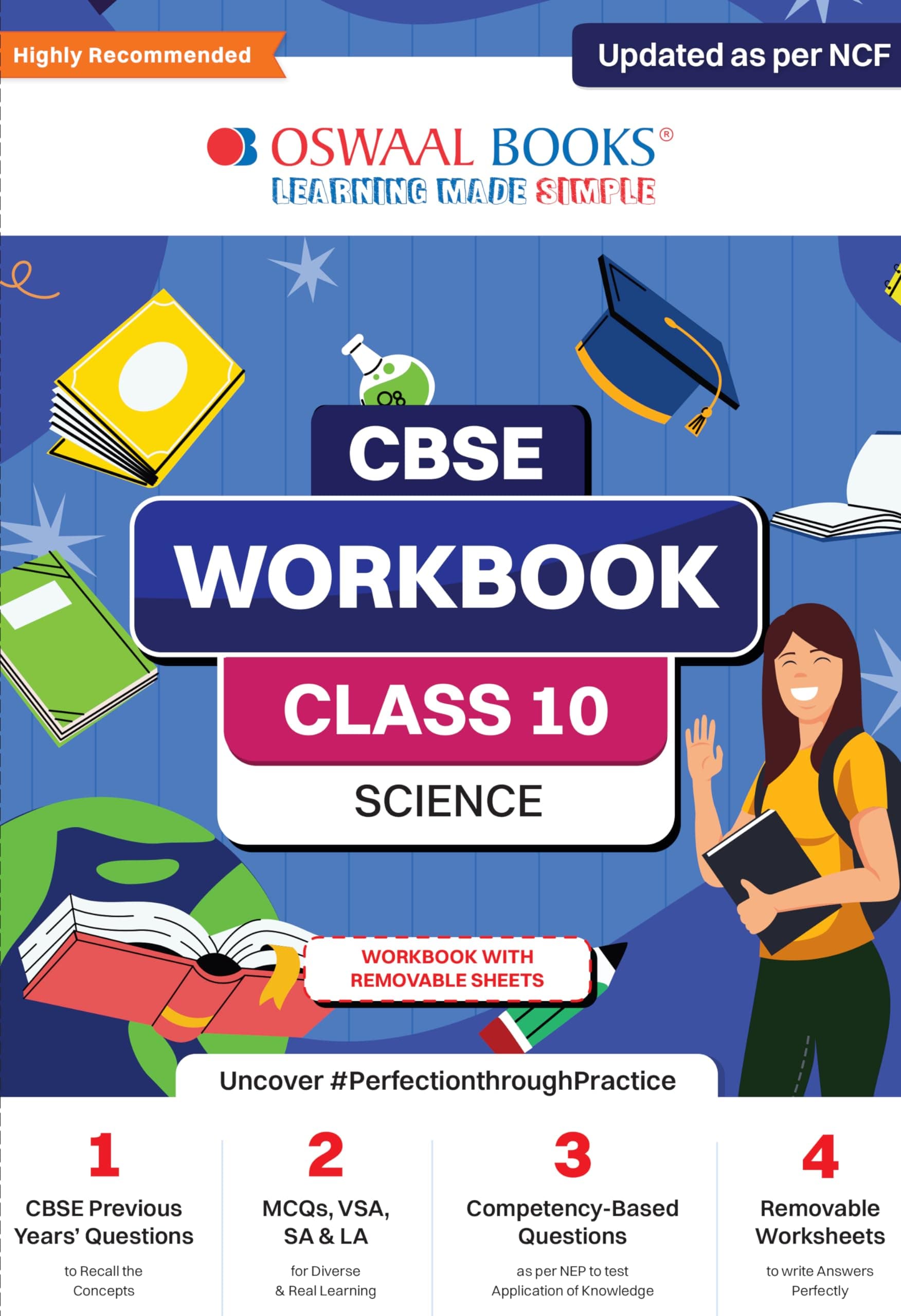 Oswaal CBSE Workbook | Science | Class 10 | Updated as per NCF | For better results | For 2026 Exam