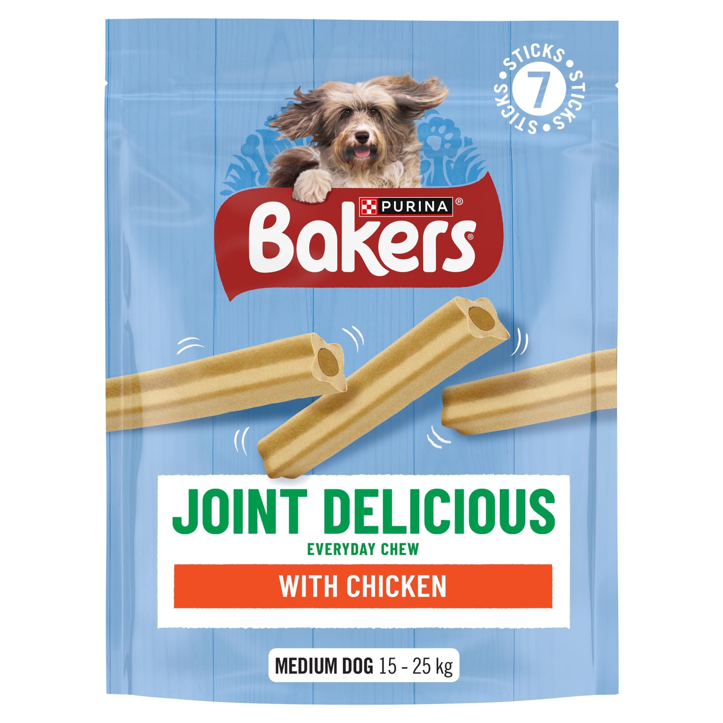 Joint Delicious Medium Chicken Dog Chews 180g (Pack of 6)