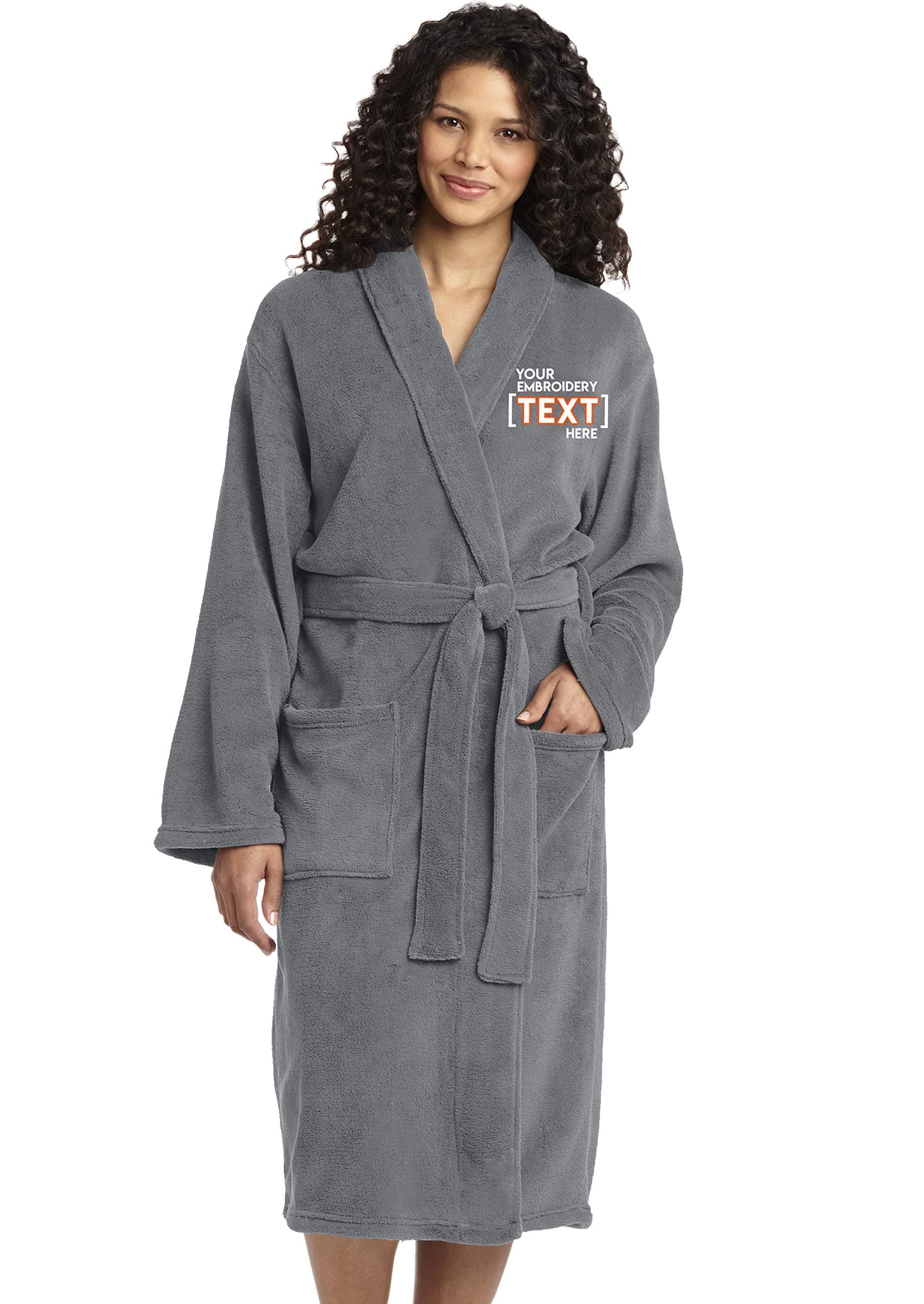Personalized Embroidered Robes for Women - Custom SPA Robe - Monogrammed Ladies Bathrobes