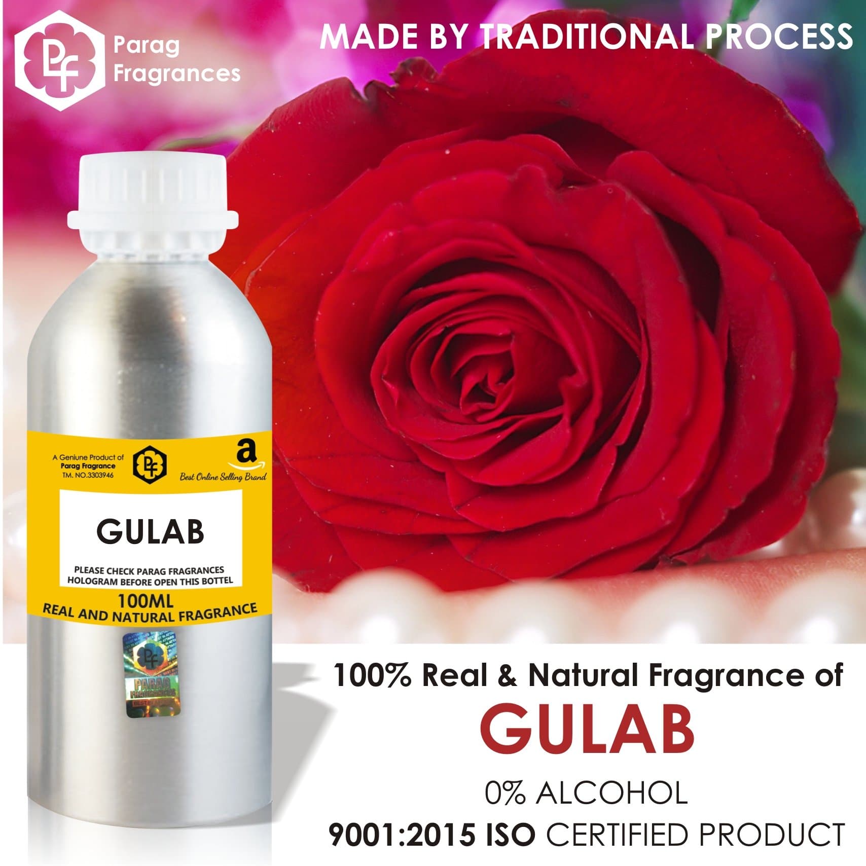 - Rose (Gulab) Attar 100ml.