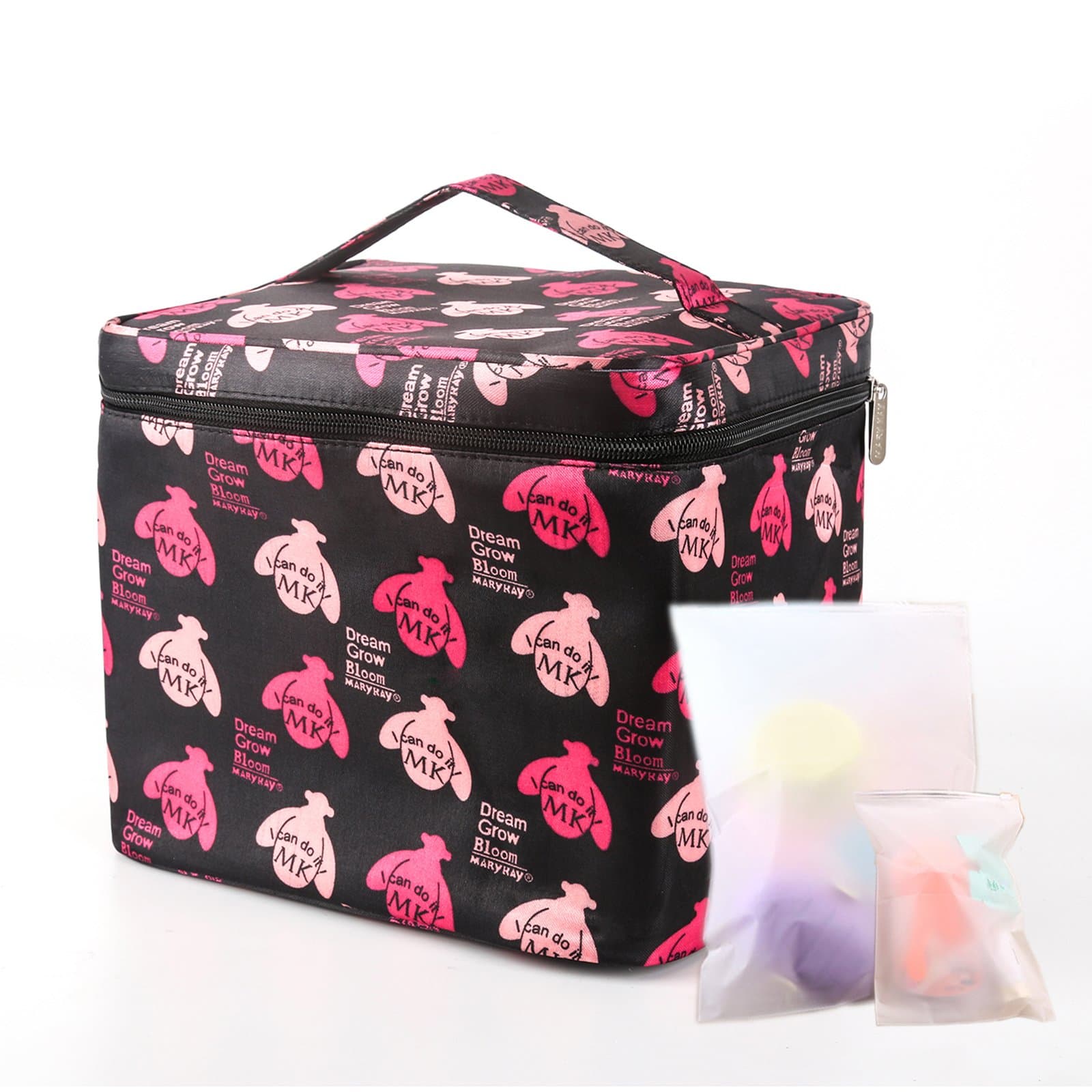 Large Capacity Cosmetic Bag Multifunctional Waterproof Makeup Bag Portable Travel Organizer with 2 Packing Bag(1)