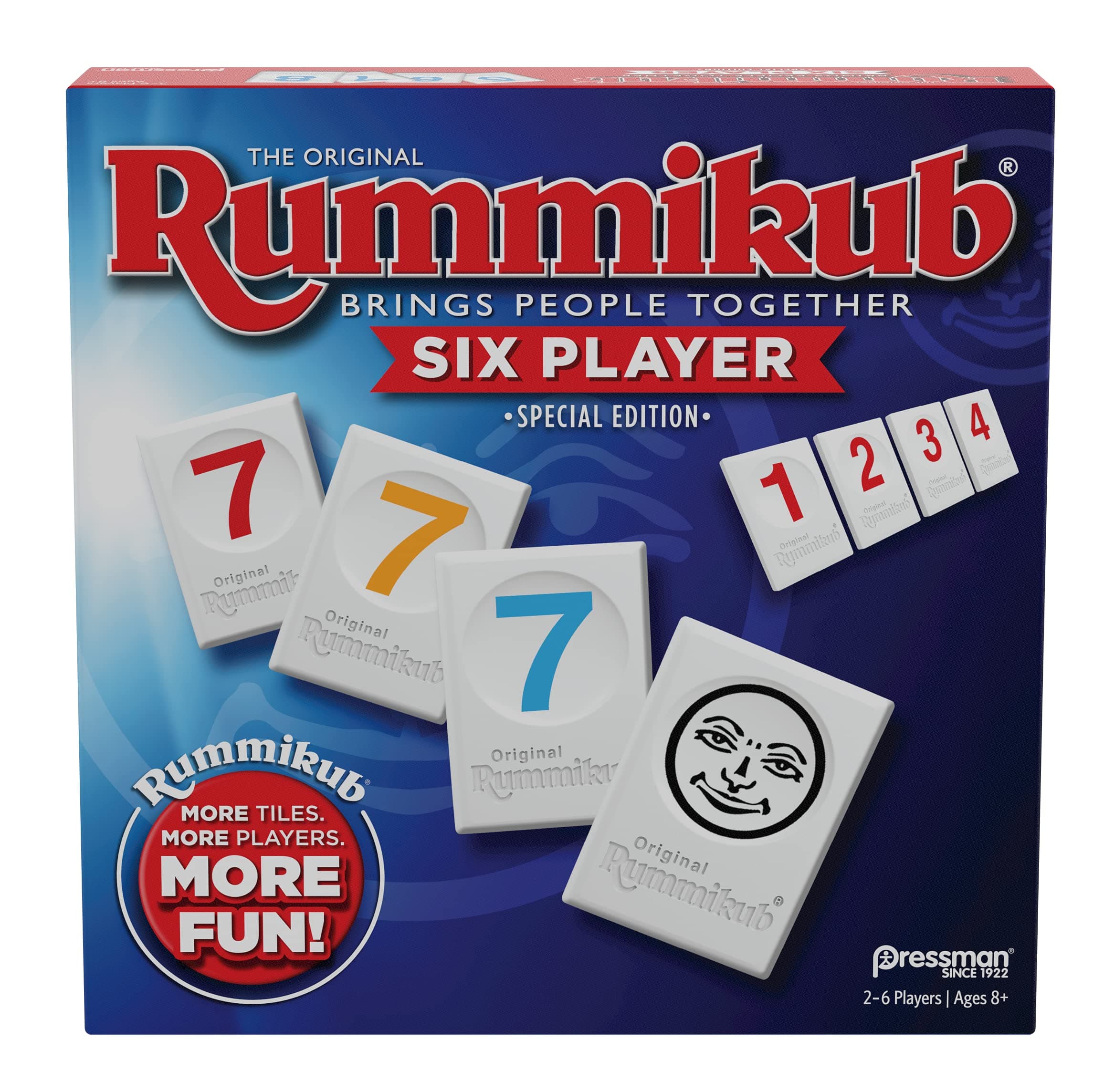 Pressman Rummikub 6 Player Edition - The Original Rummy Tile Game