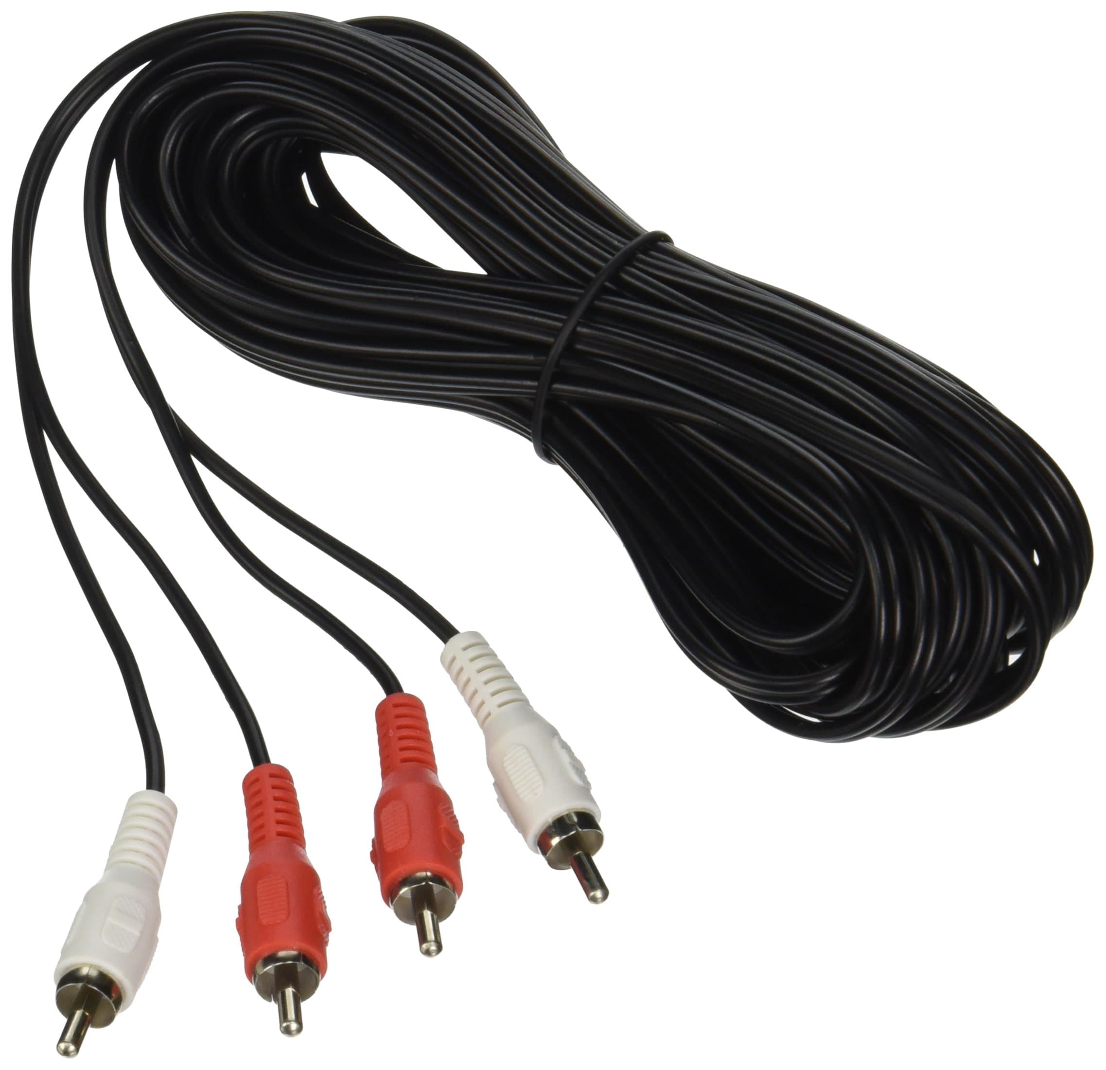 6FT RCA Audio Cable Red White Cord Composite Stereo TV Speaker 6 FT 6' 6 Foot 6 Feet