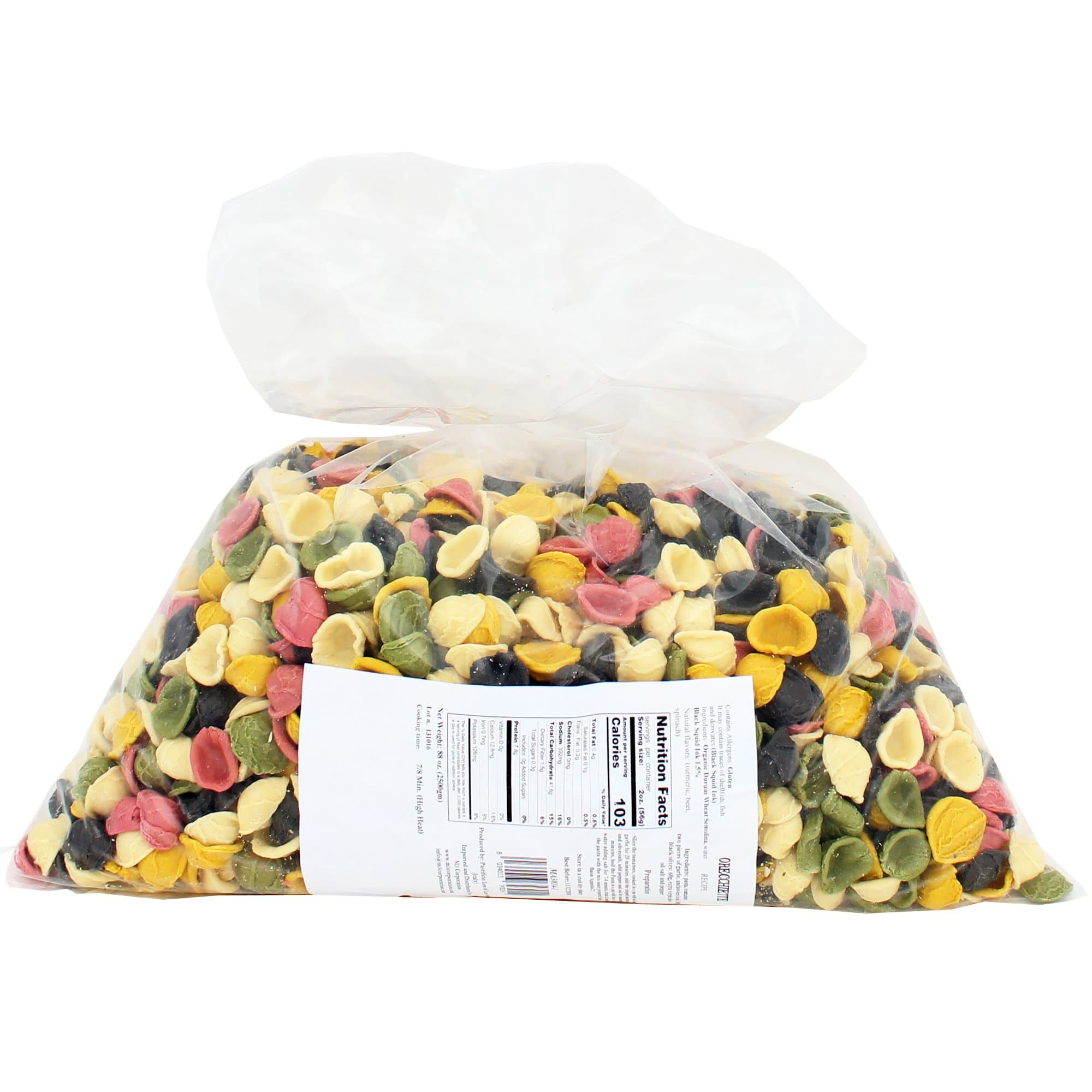 Donne Del Grano Little Ears Colored Orecchiette Pasta, 6 Pound