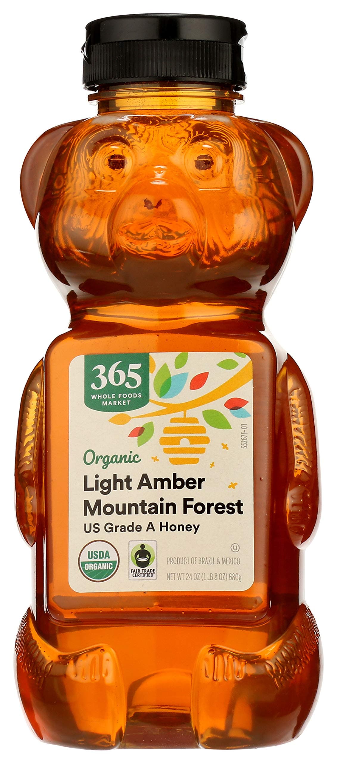 365 Everyday Value, Organic Mountain Forest Honey Light Amber, 24 Ounce