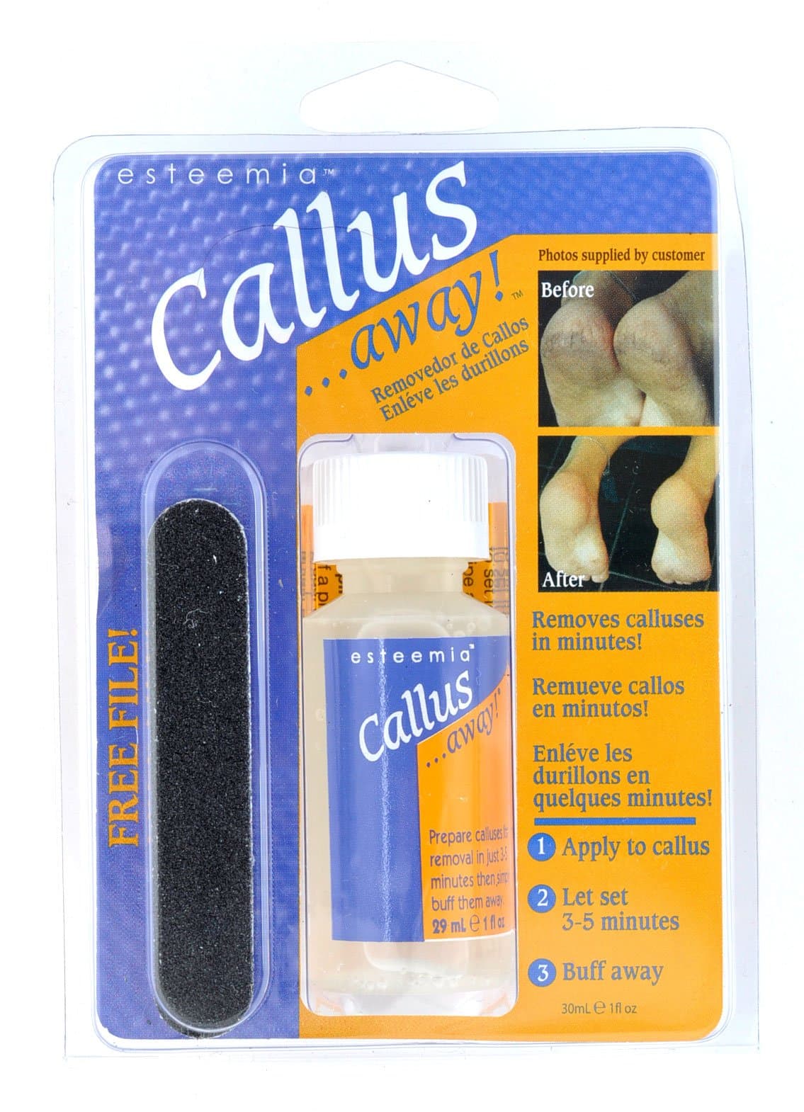 Esteemia Callus Away Eliminator Removes Calluses In Minutes Misc.
