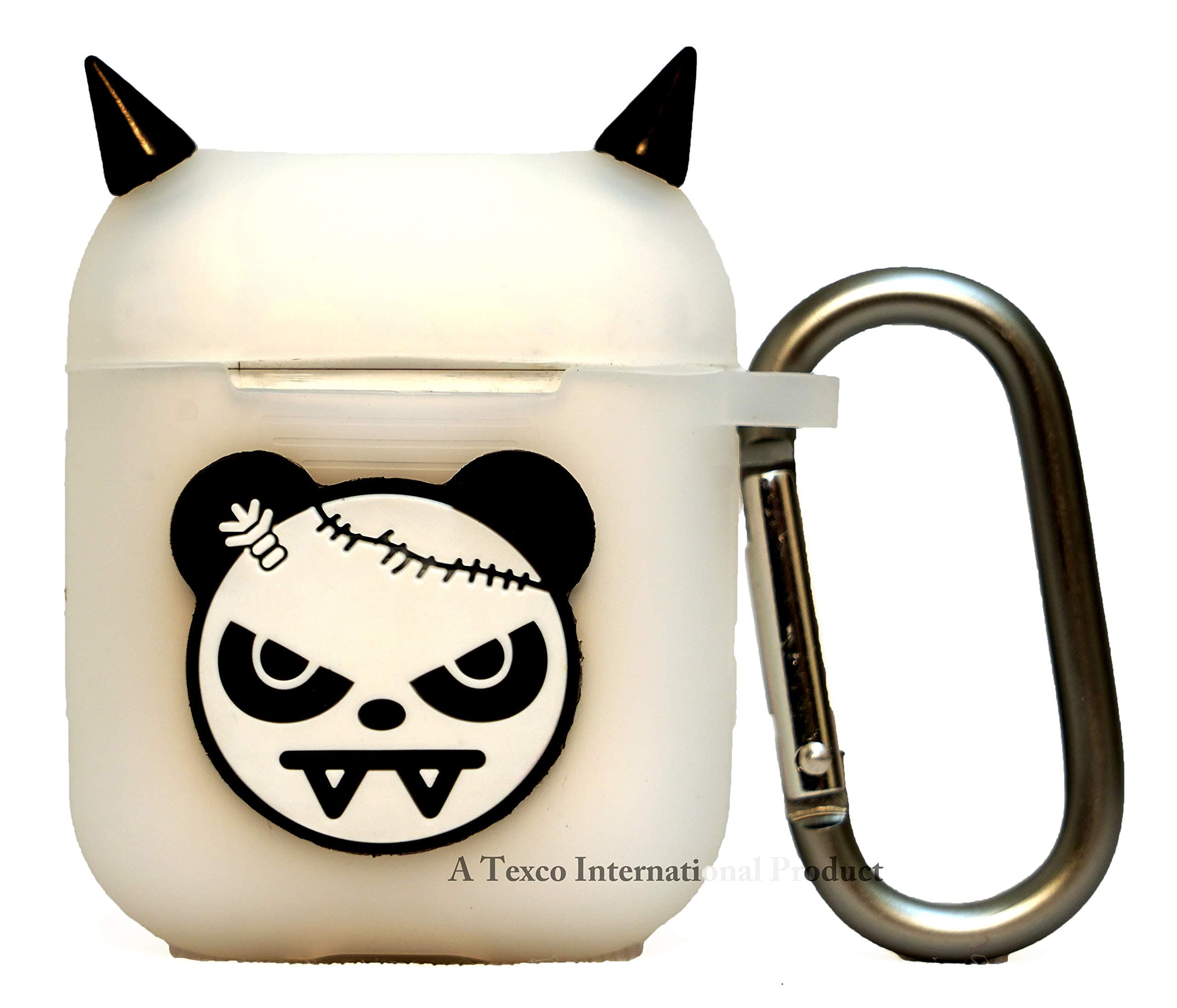 Texco International Superhero Character Collection Soft Silicone, Shock Proof, Protective Cover Case for AirPods 1/2 Wireless Headset Earphone