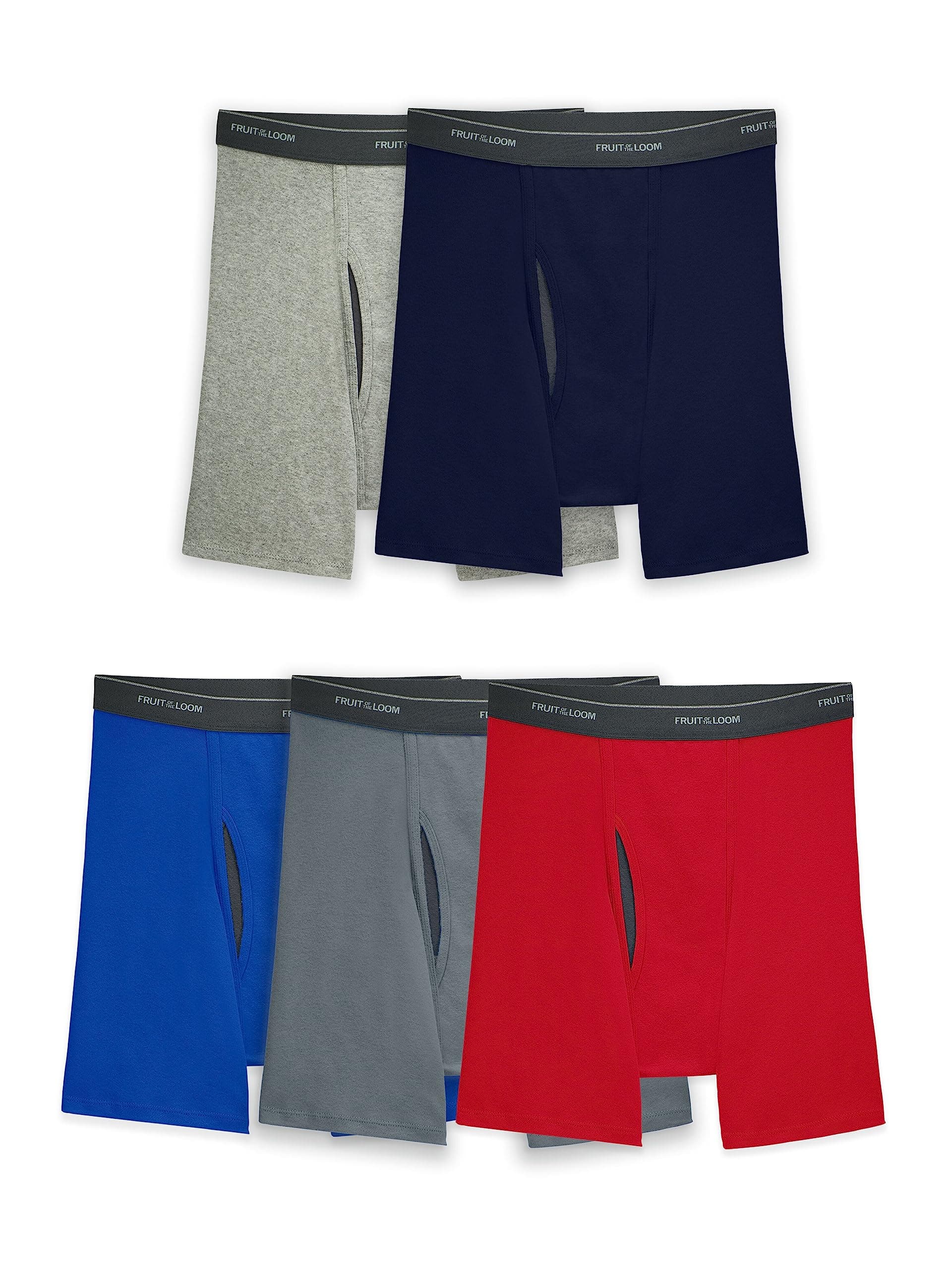 Men's Coolzone Boxer Briefs, Moisture Wicking & Breathable, Assorted Color Multipacks