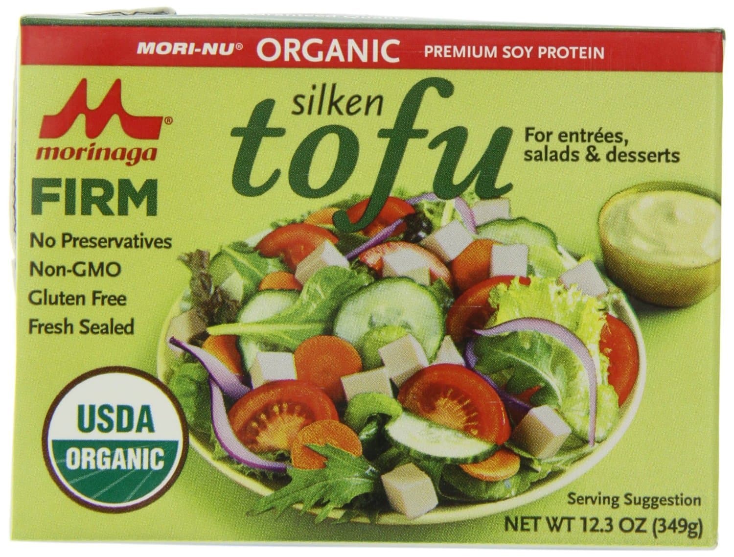 Mori-Nu Silken Tofu, Organic Firm, 12.3 Ounce (Case of 12)