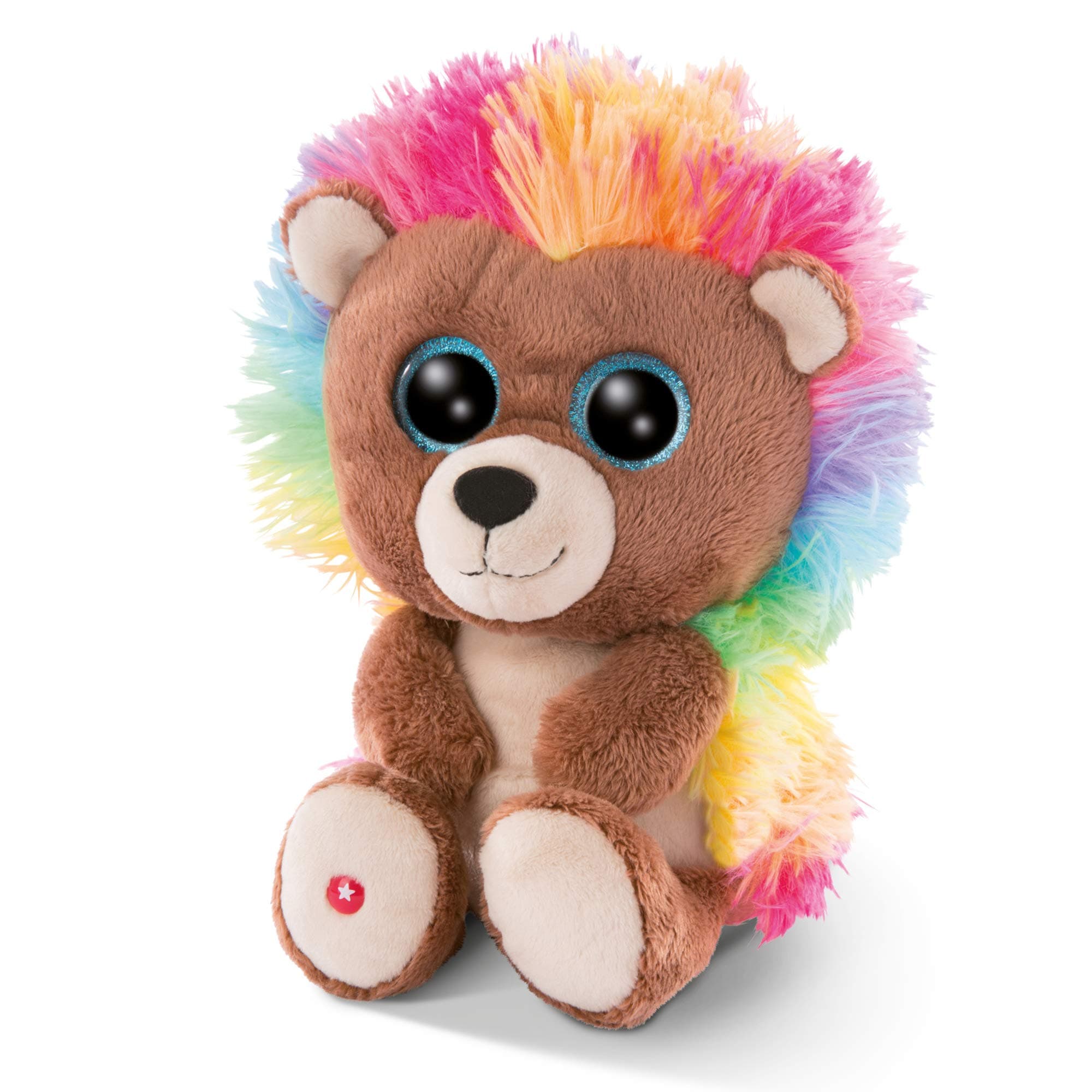 NICI 46625 GLUBSCHIS Cuddly Soft Toy Hedgehog Boswell 25cm, Multi-Coloured