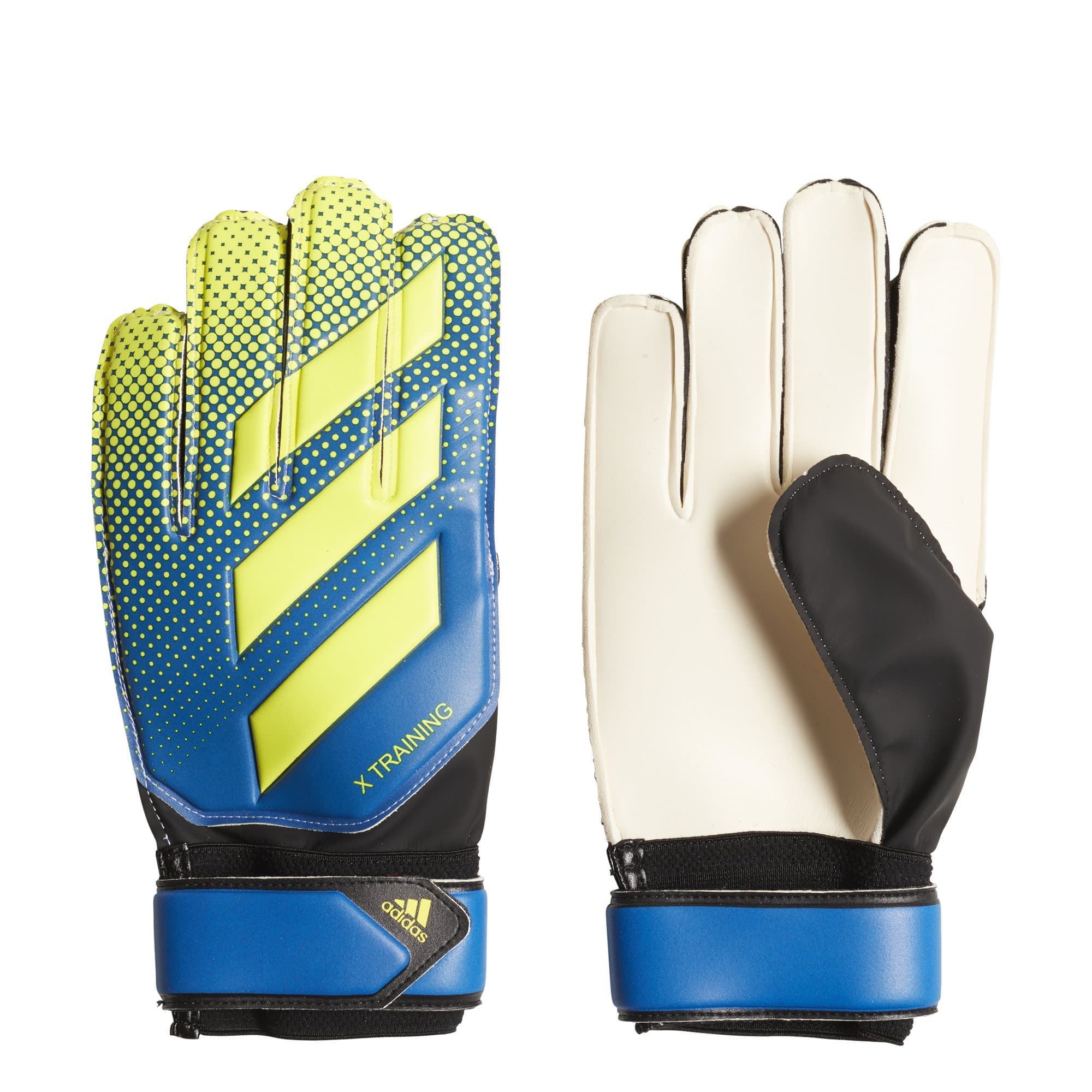 adidas Performance X Training Goalie Gloves, Football Blue/Solar Yellow/Black