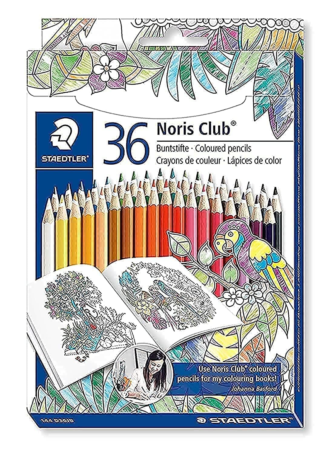 Staedtler - 36 Noris Club Colouring Pencils - Johanna Basford Edition
