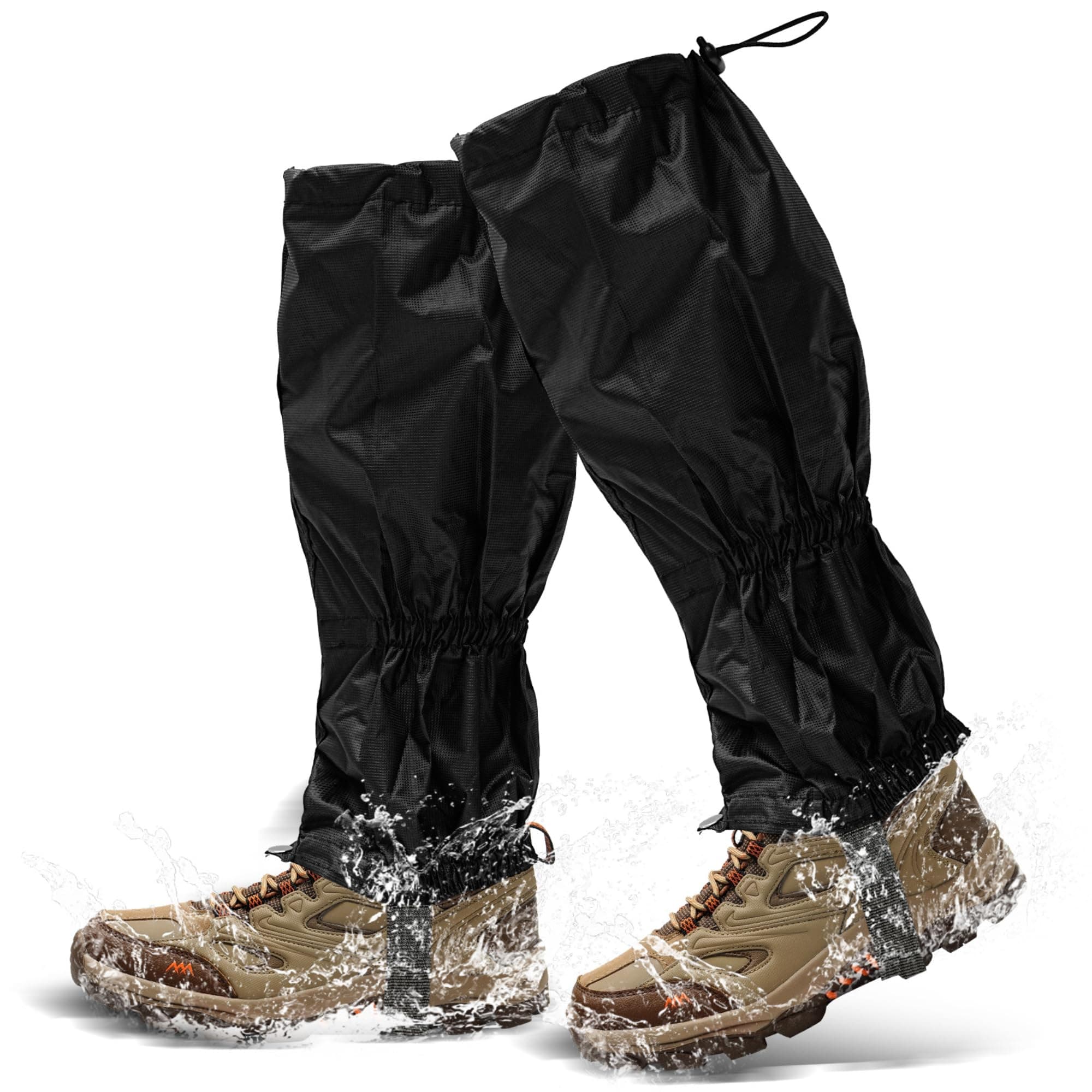 Trixes Hiking Gaiters, 1 Pair Waterproof Outdoor Gaiters Cycling Accessories Gamators For Men And Women Clothing -