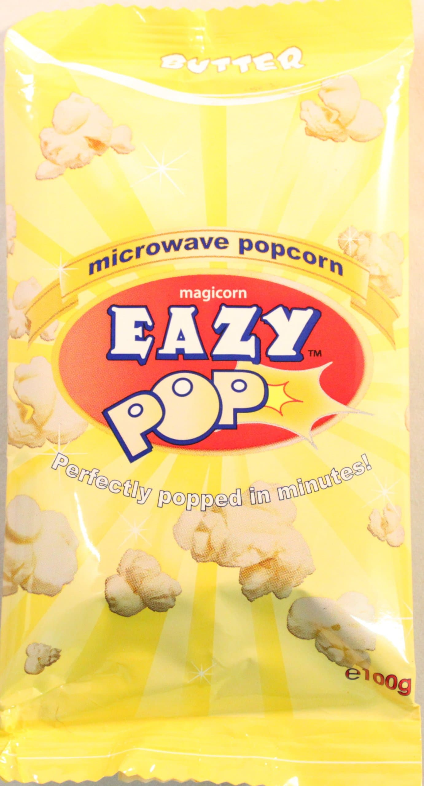 Eazy Pop Butter Microwave Popcorn 100g