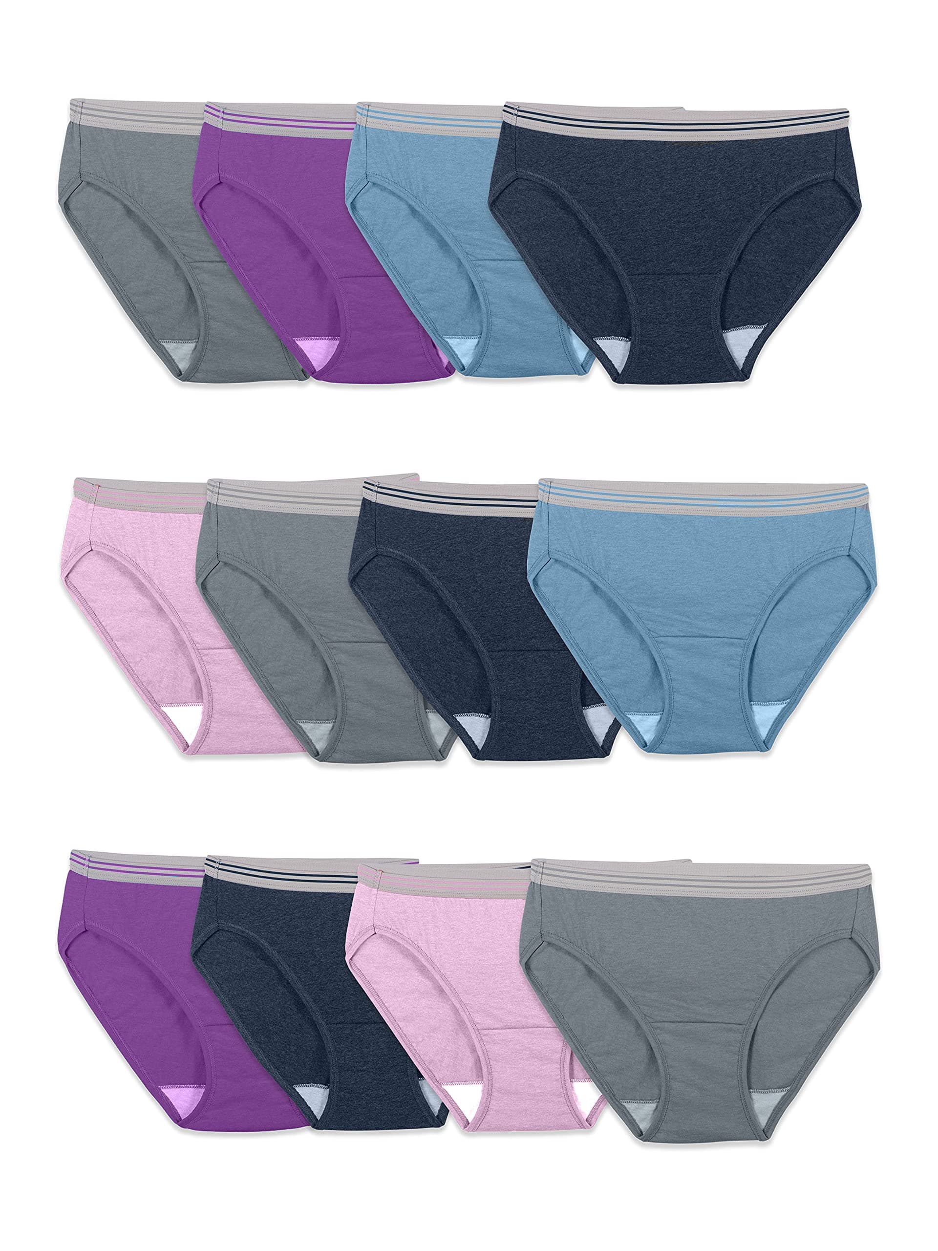 Women's Eversoft Cotton Underwear Multipacks, Tag Free & Breathable, Available in Plus Size