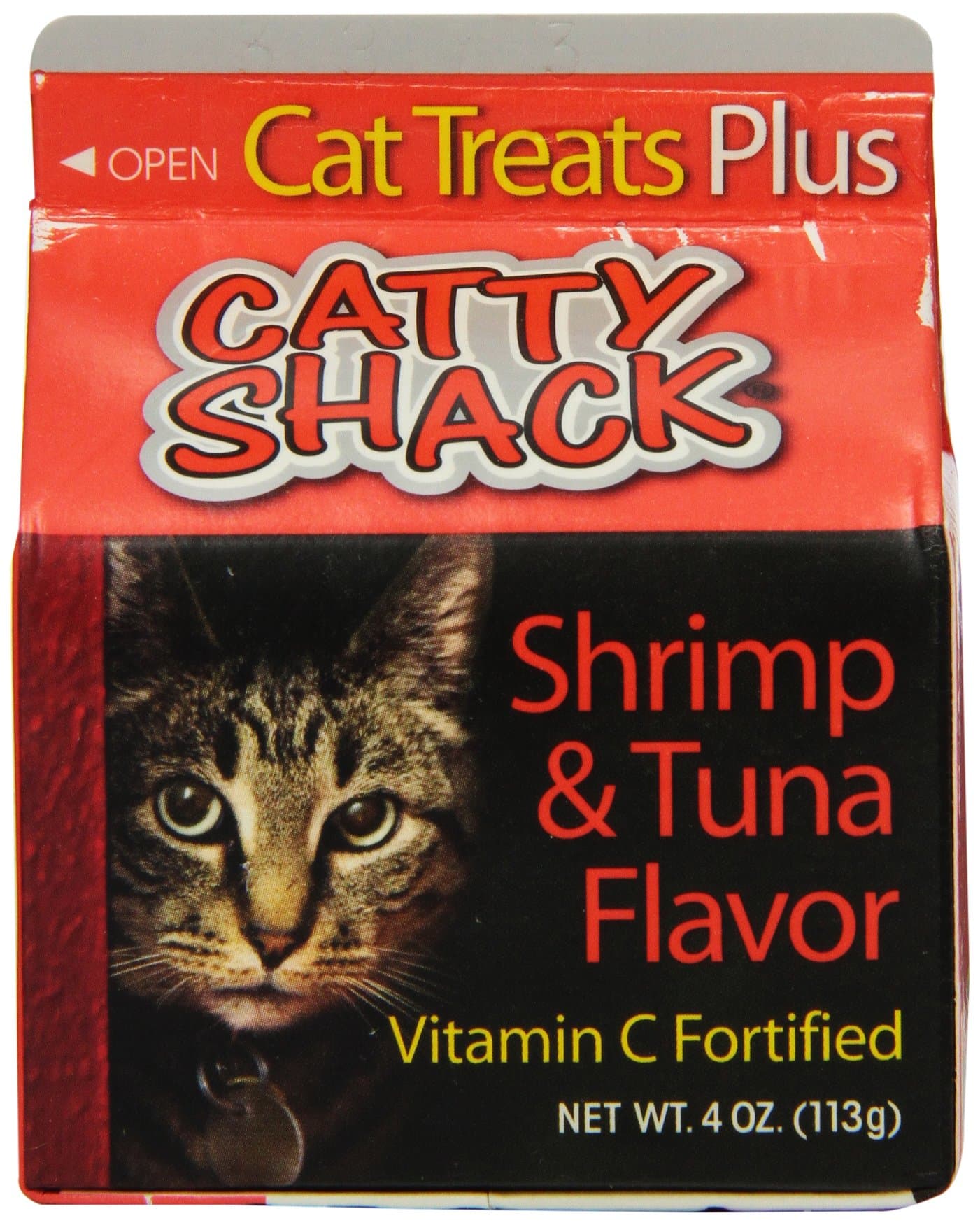 Catty Shack Shrimp And Tuna Flavor Cat Treat, 4-Ounce, 8-Pack