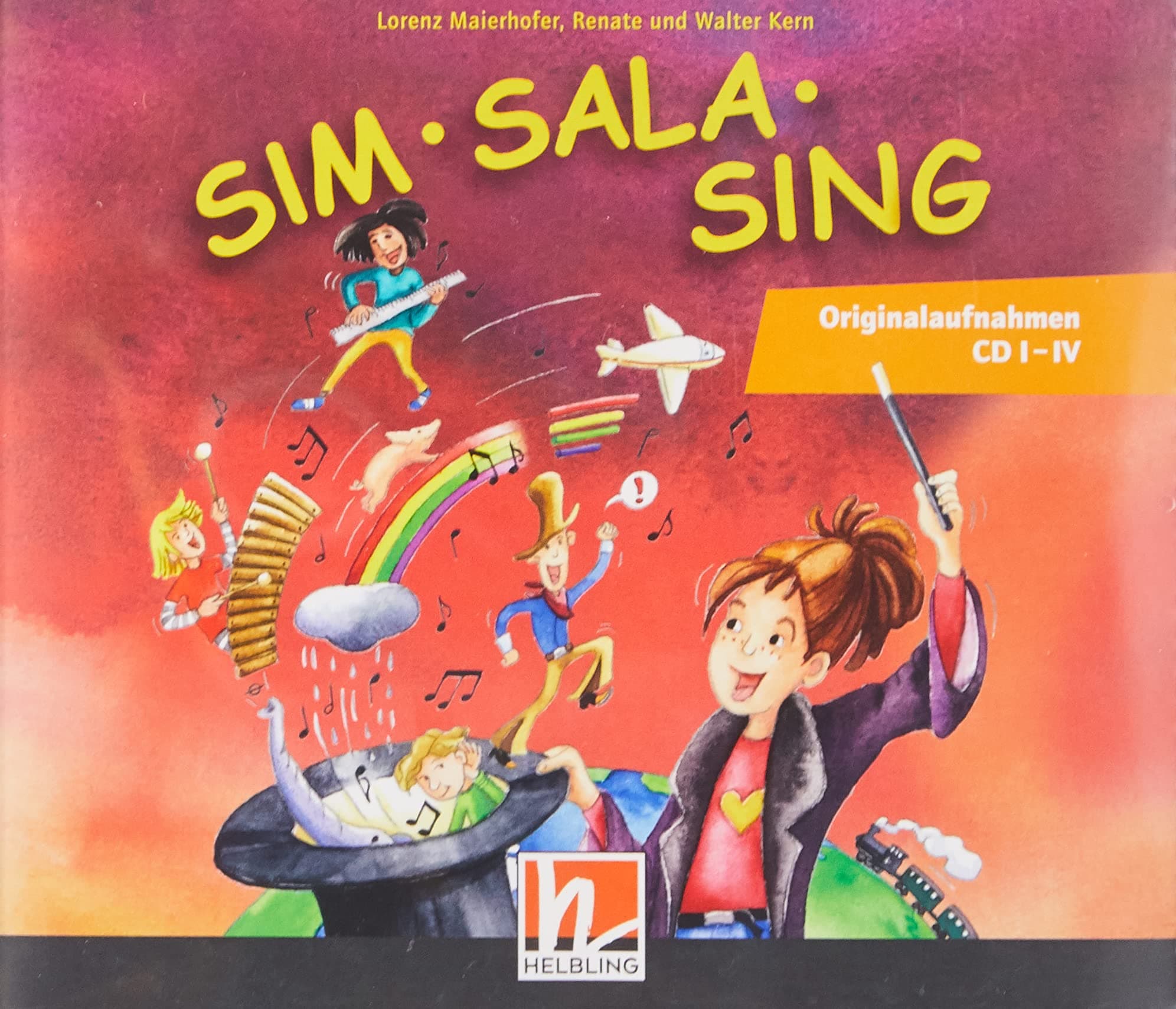 Sim Sala Sing. 4 AudioCDs: Originalaufnahmen 4 CDs. CDs zum gleichnamigen Liederbuch mit Originalaufnahmen zu 127 ausgewählten Titeln.