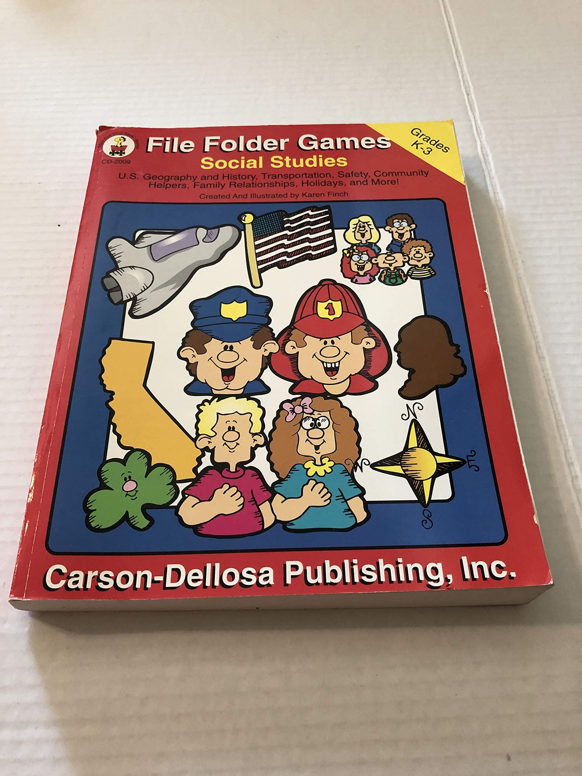 Carson-Dellosa File Folder Games - Social Studies K-3
