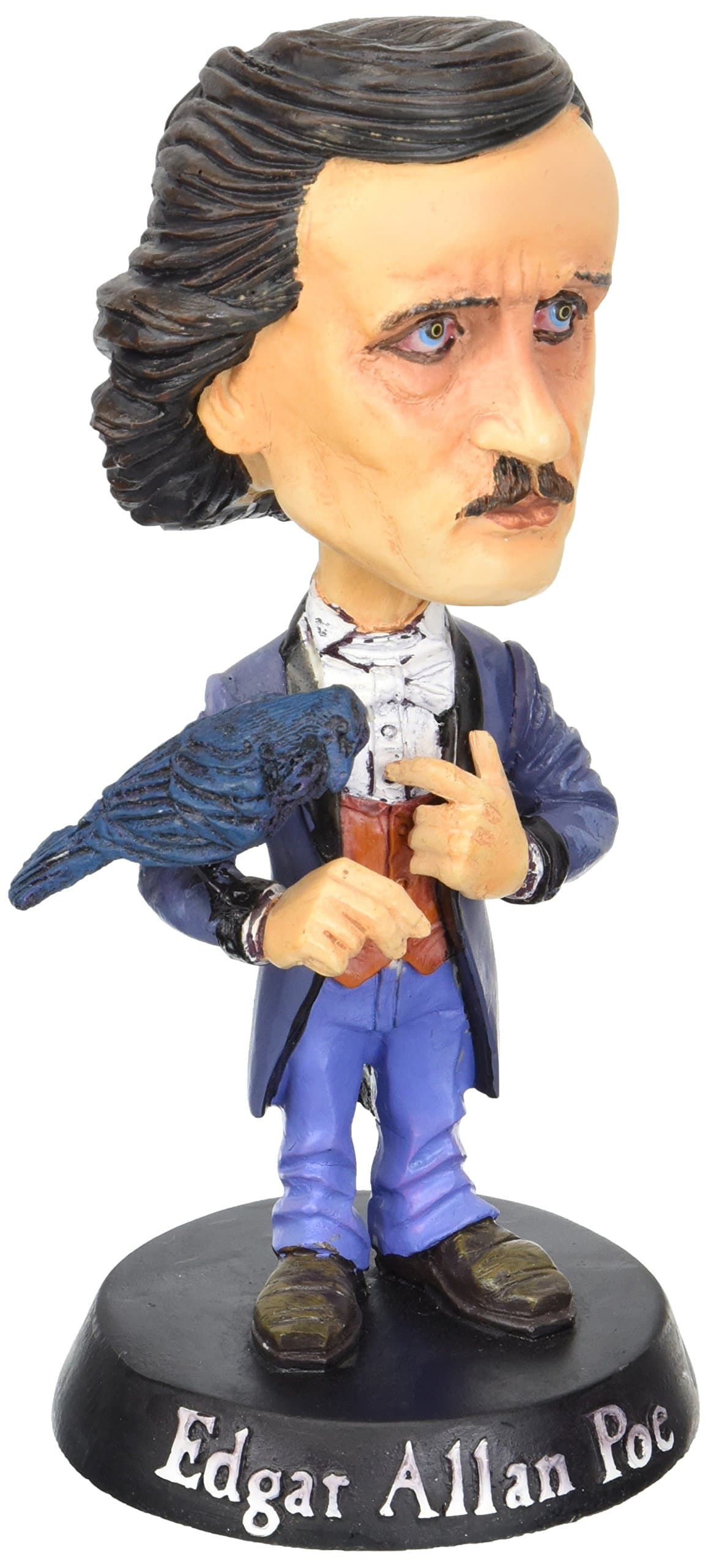 Edgar Allan Poe Bobble Head Novelty 4 x 7in