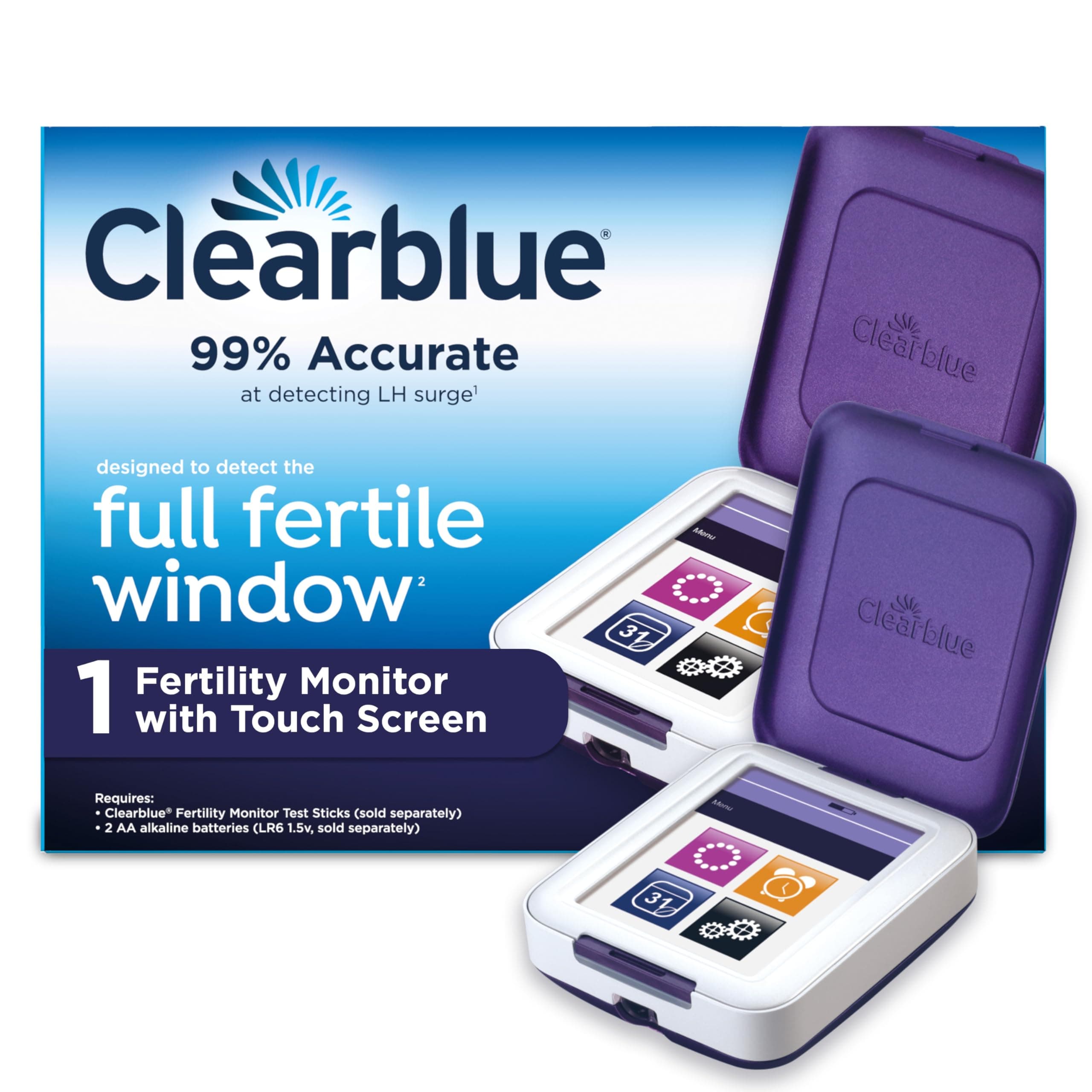 Fertility Monitor, Touch Screen, 1 count