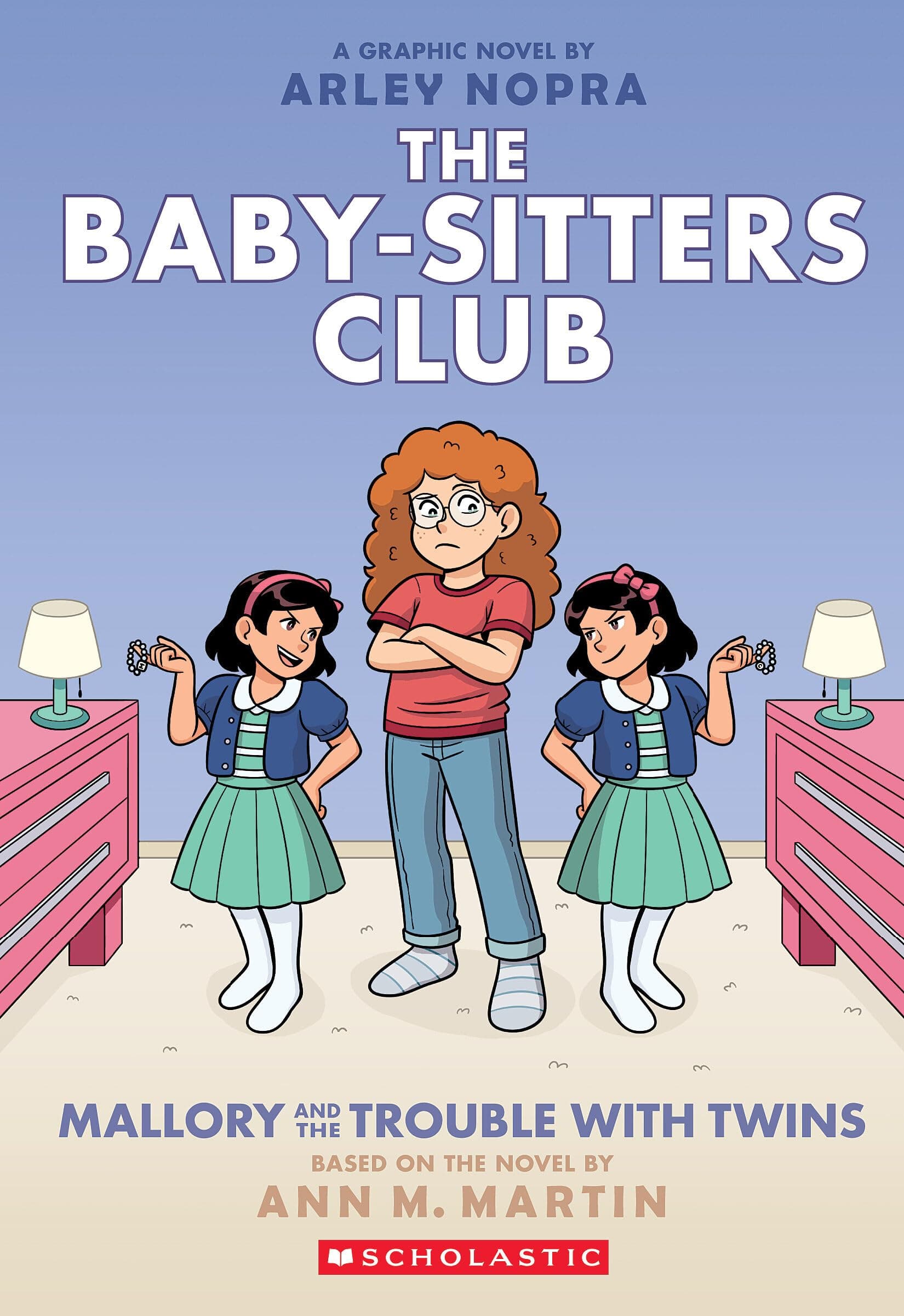 Mallory and the Trouble with Twins: A Graphic Novel (The Baby-sitters Club #17) (17) (The Baby-Sitters Club Graphix)