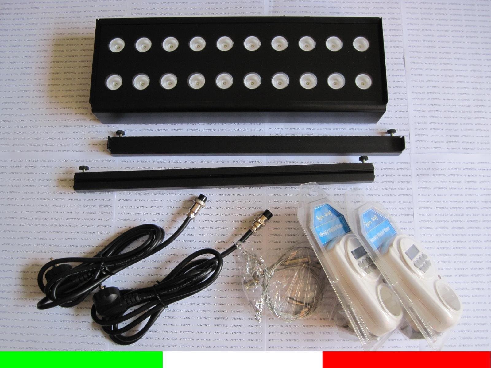 aftertech® CREE LED Panel Ceiling Light Aquarium 60 W Lunar Light + Timer