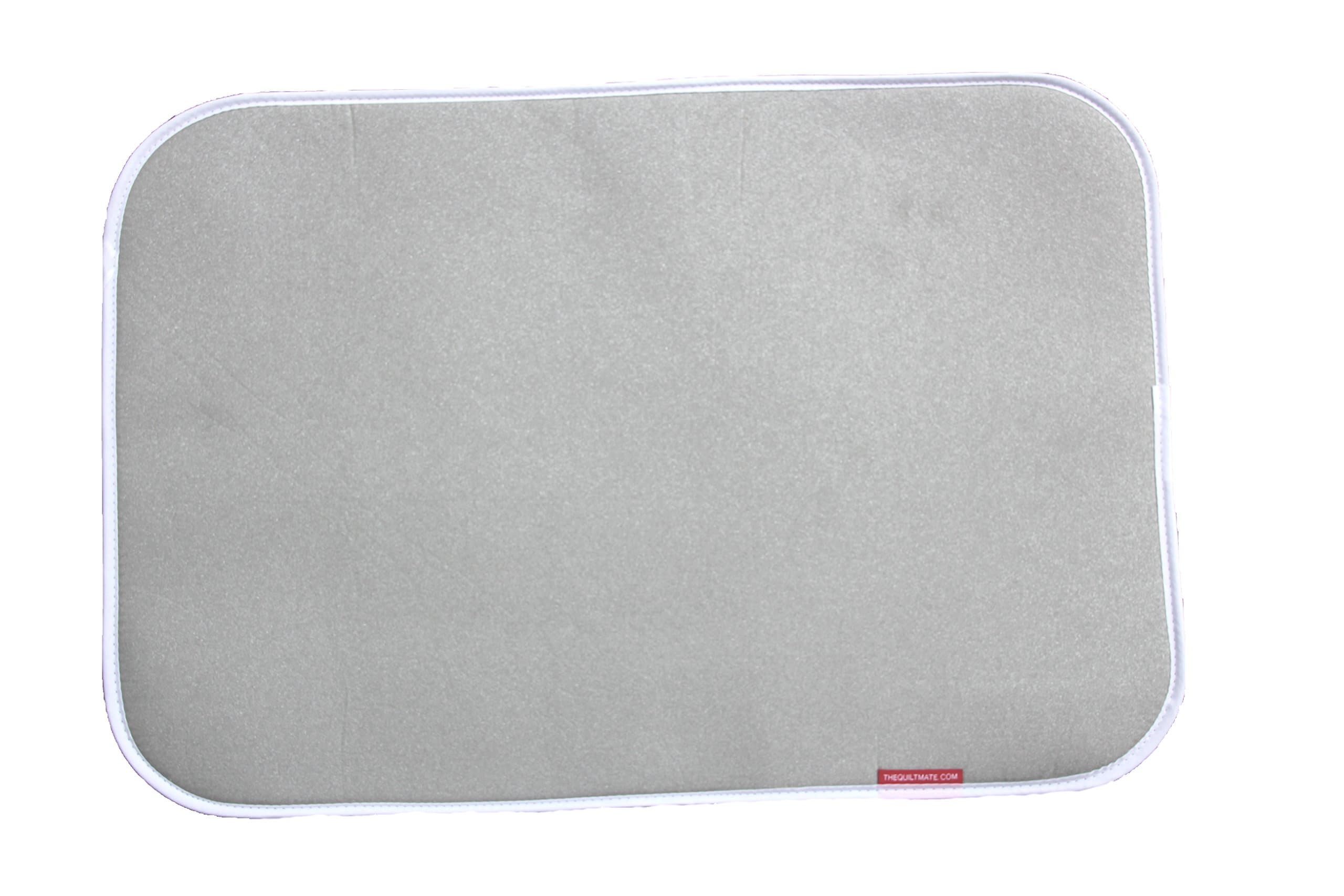 THEQUILTMATE - Premium Ironing Pad, Designed Especially for Quilters and Crafters, Large, Silver, 22in x 29in