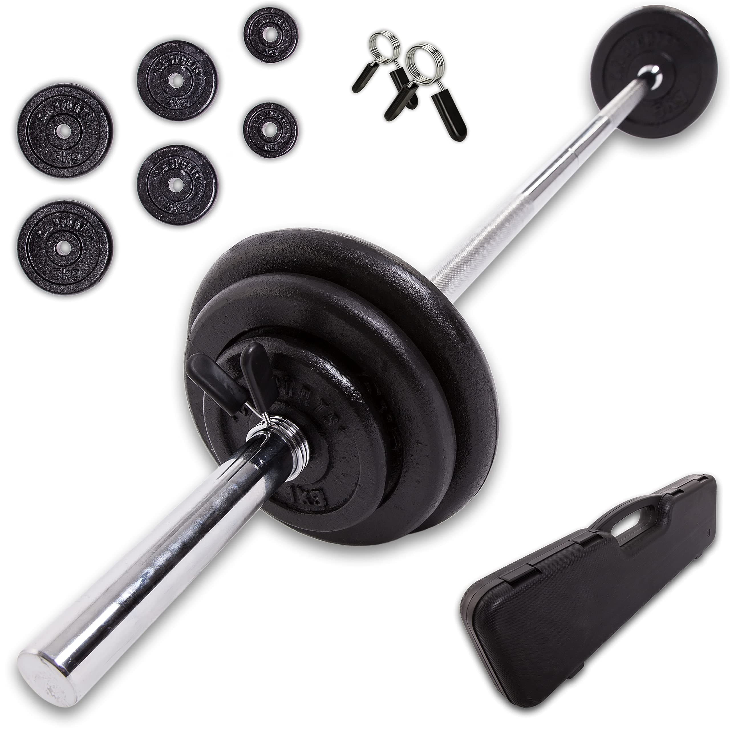 C.P. Sports barbell set, 25 kg in case