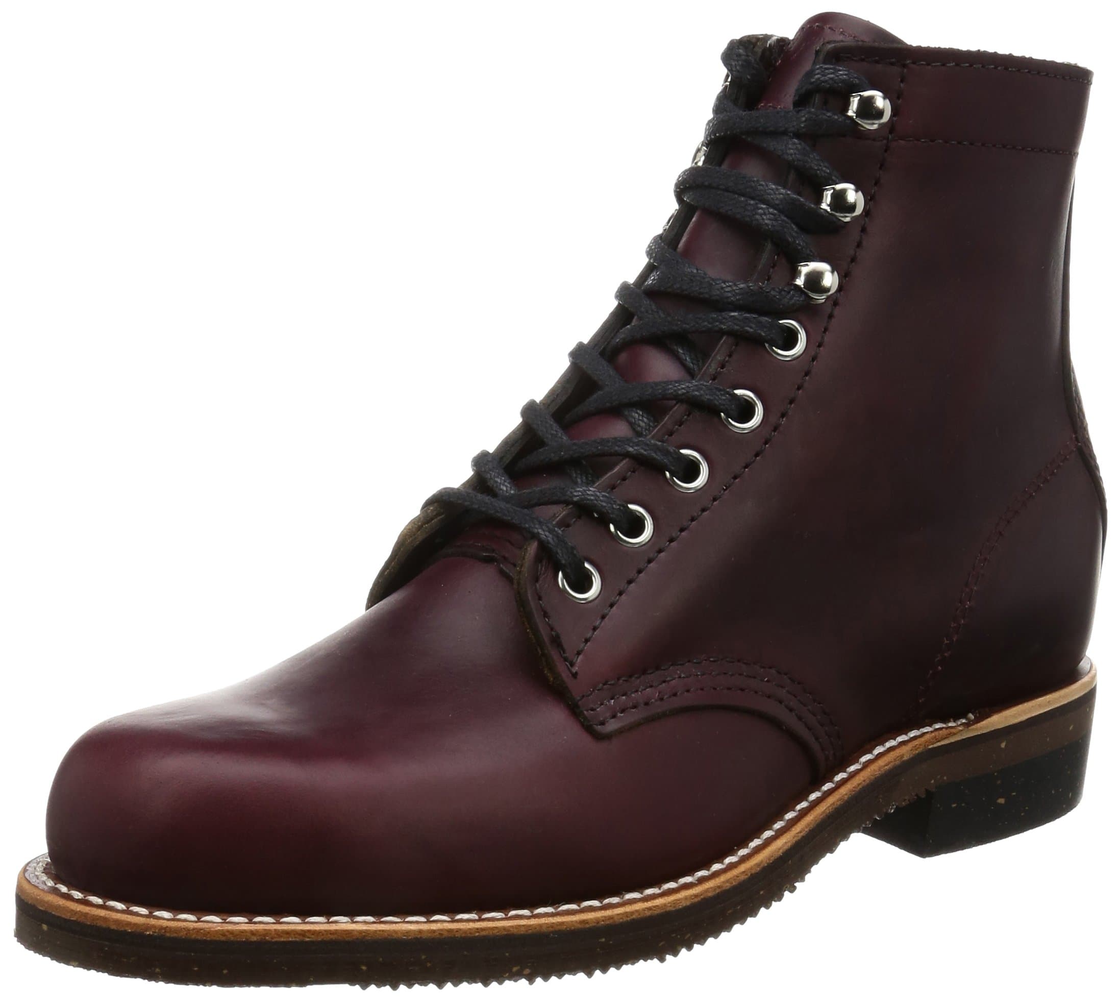 Chippewa Mens 1939 Original Service Burgundy Leather Boots 8 US